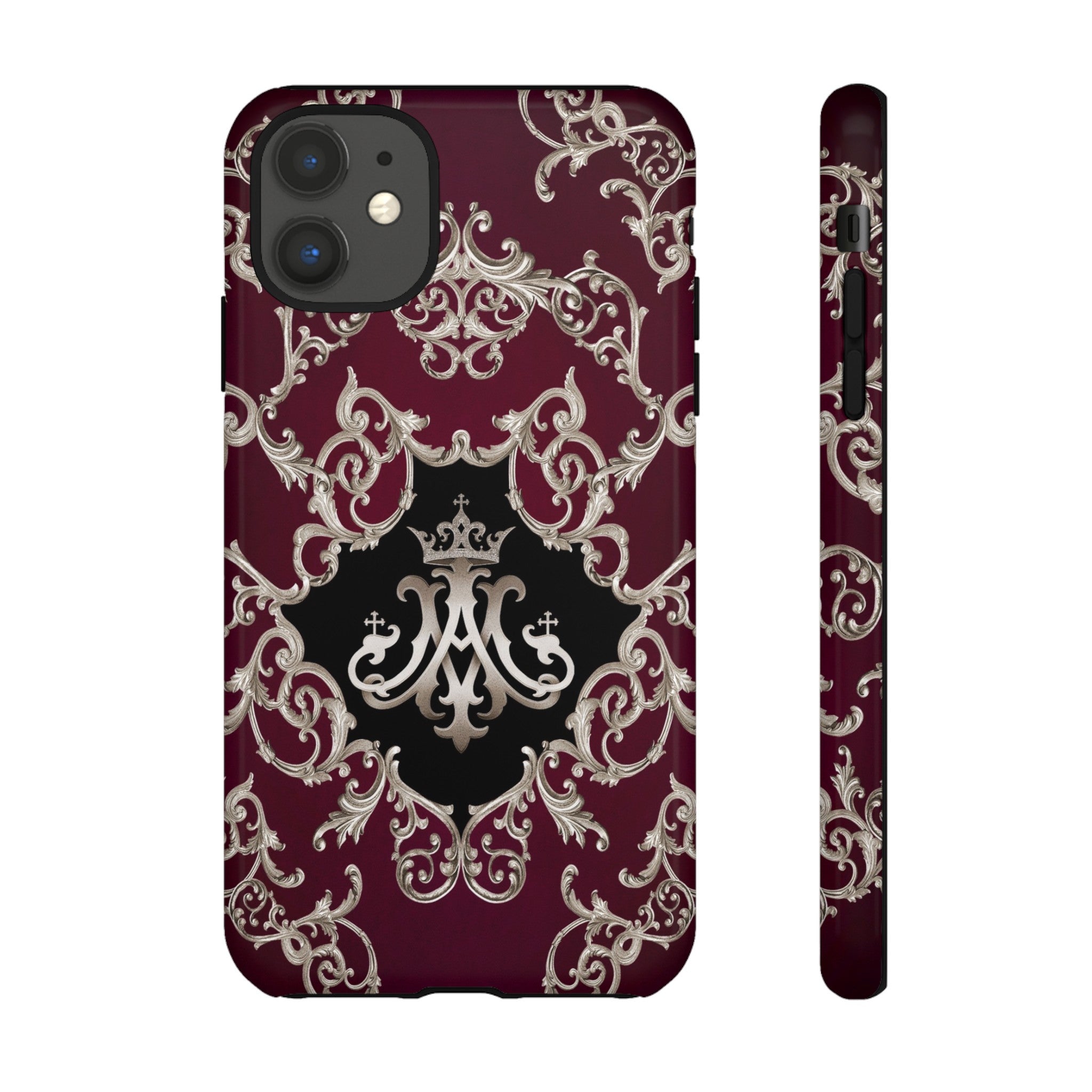 Ave Maria Hard Phone Case (Baroque Mahogany)