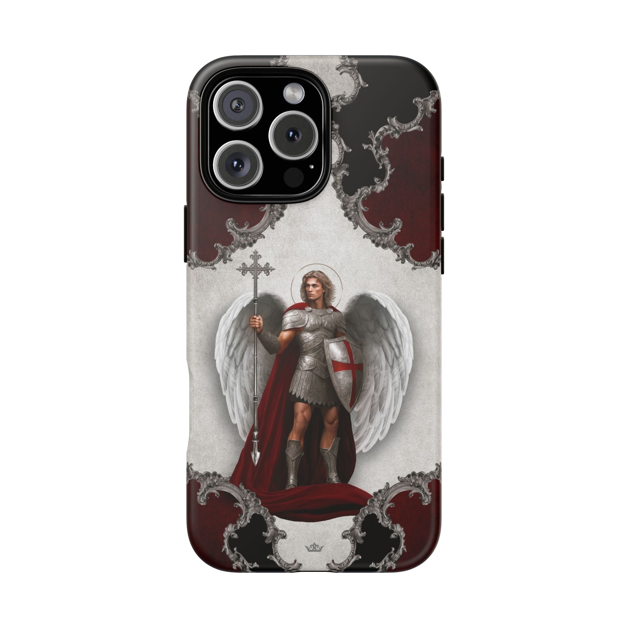 St. Michael the Archangel Victorious Hard Phone Case (Baroque)