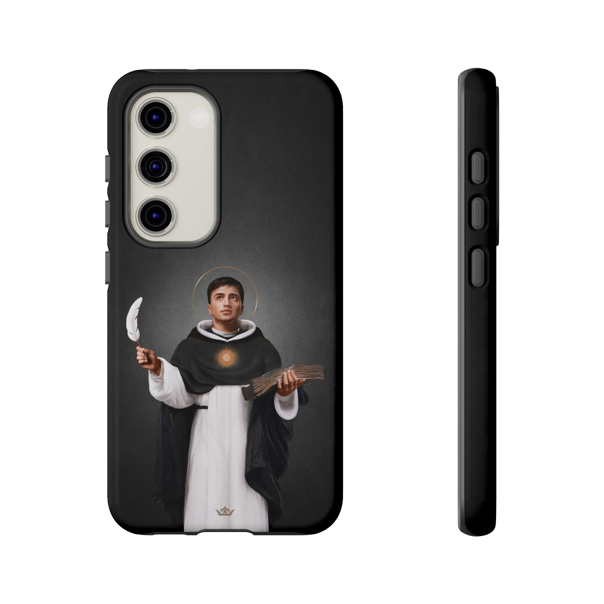 St. Thomas Aquinas Hard Phone Case (Dark)