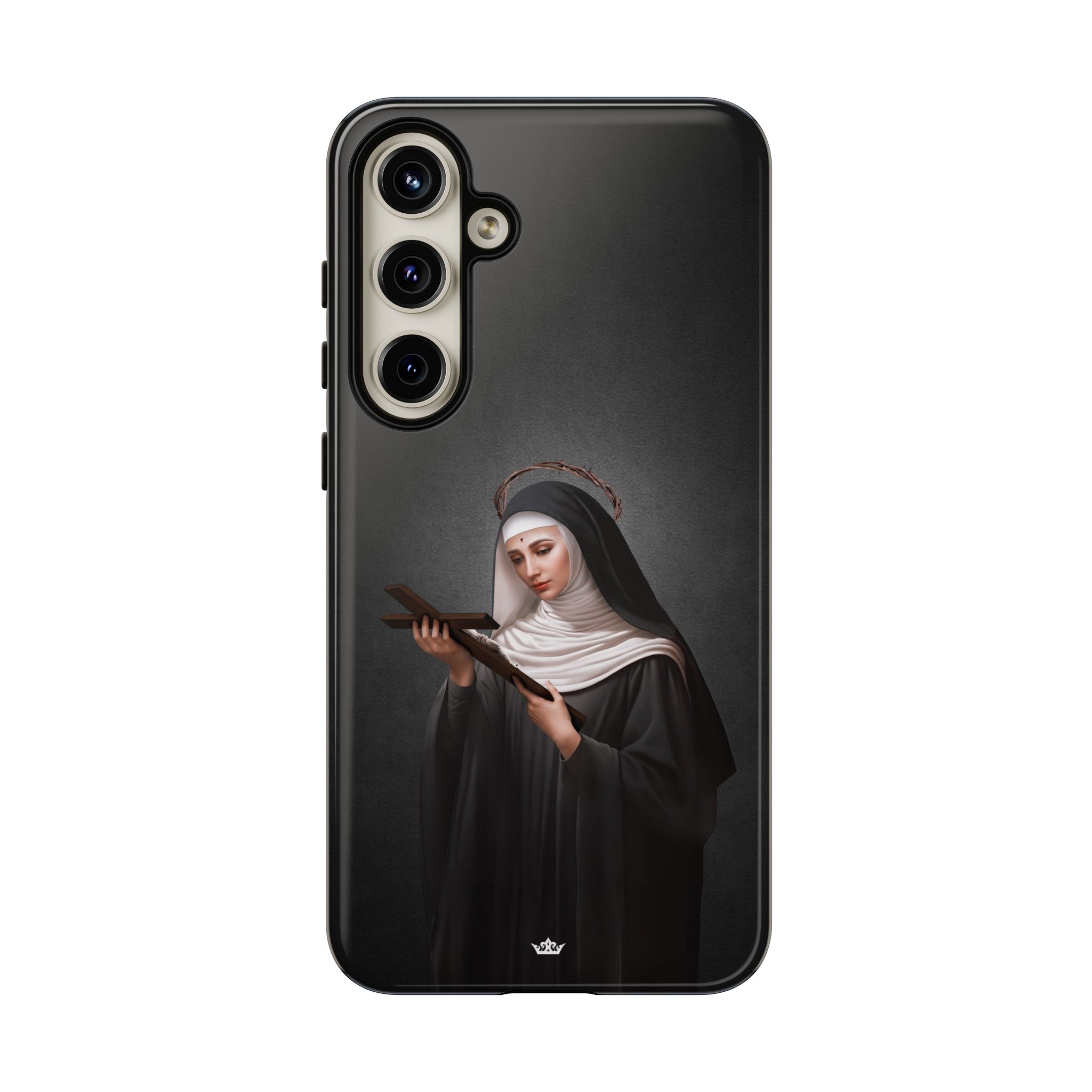 St. Rita of Cascia Hard Phone Case (Dark)