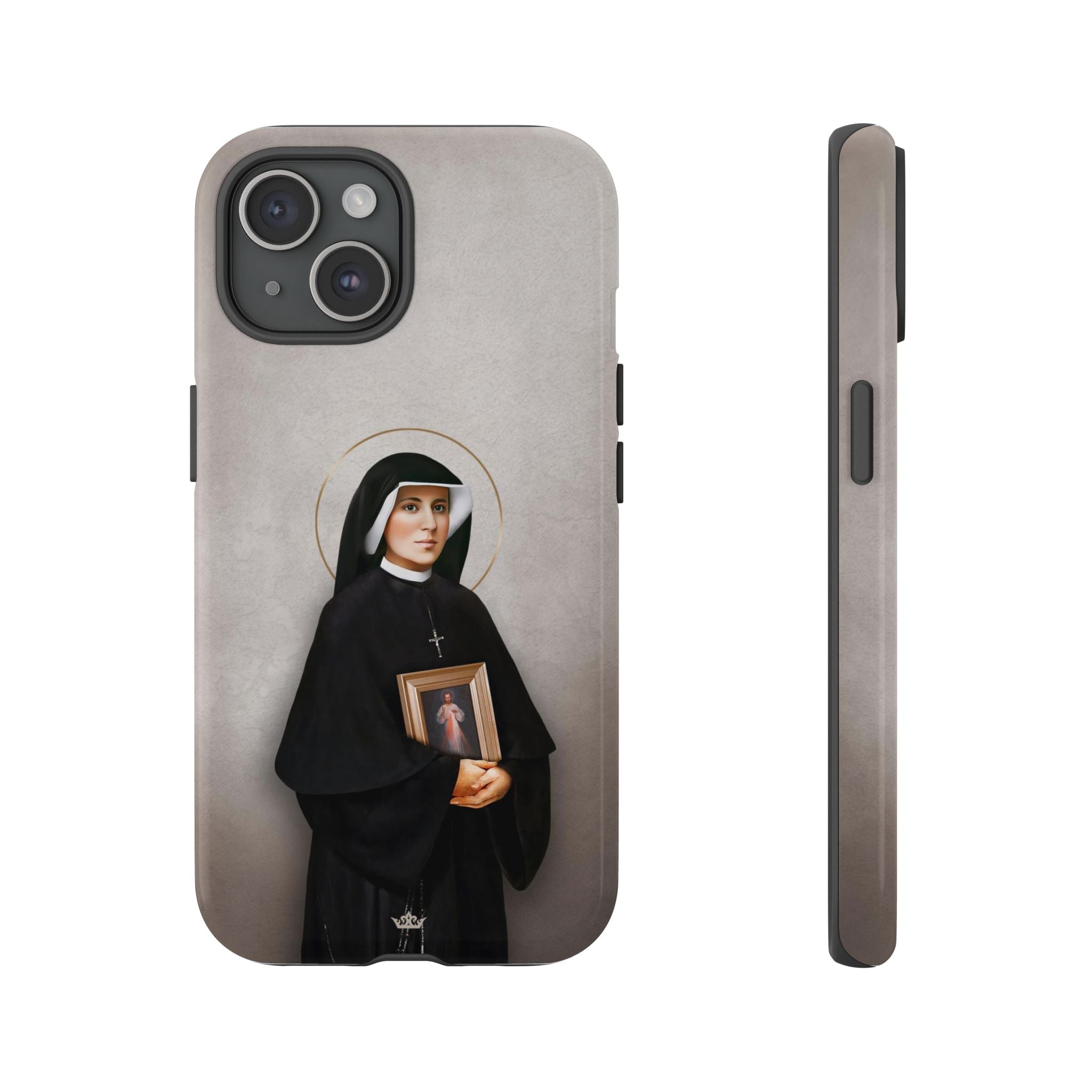 St. Faustina Hard Phone Case (Light)