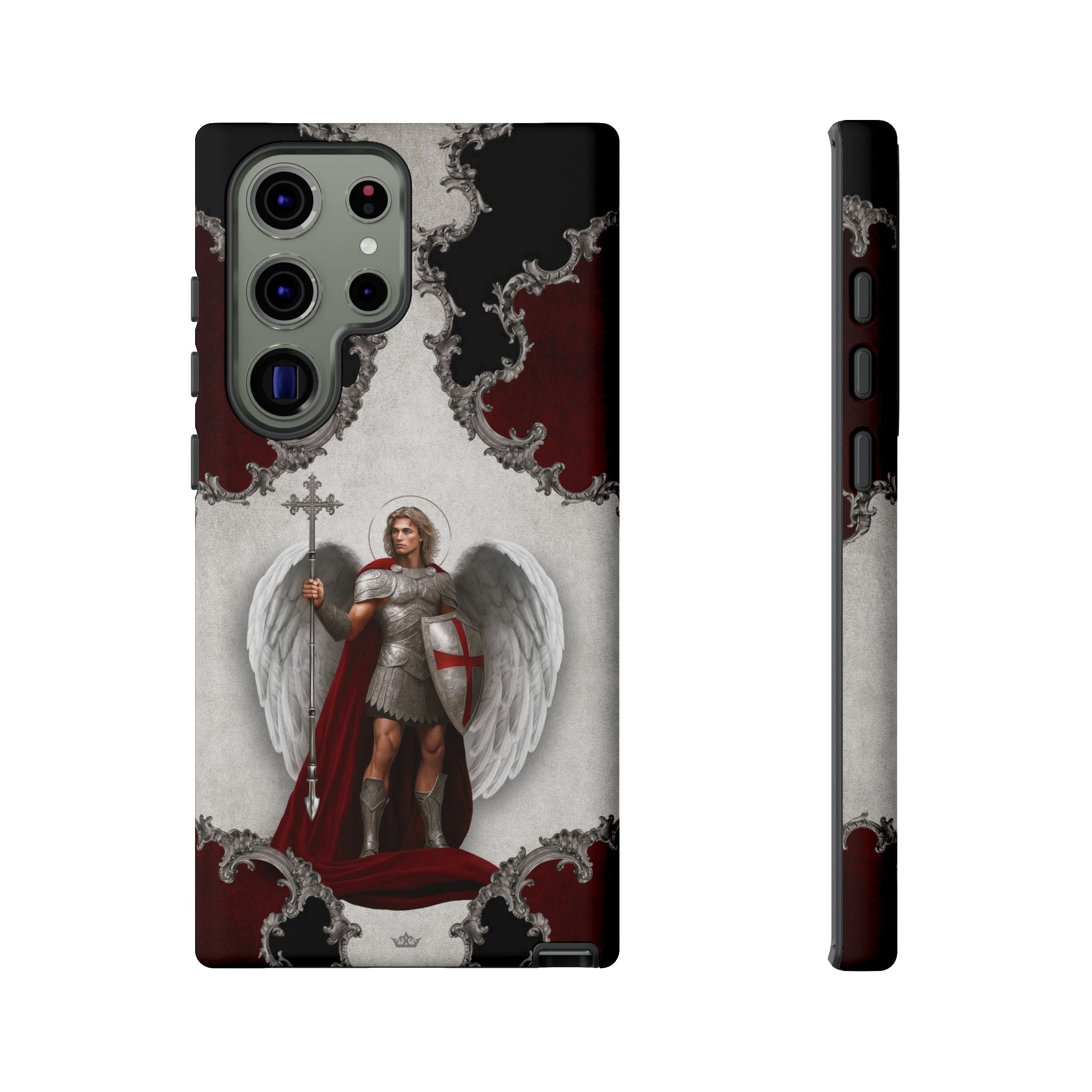 St. Michael the Archangel Victorious Hard Phone Case (Baroque)