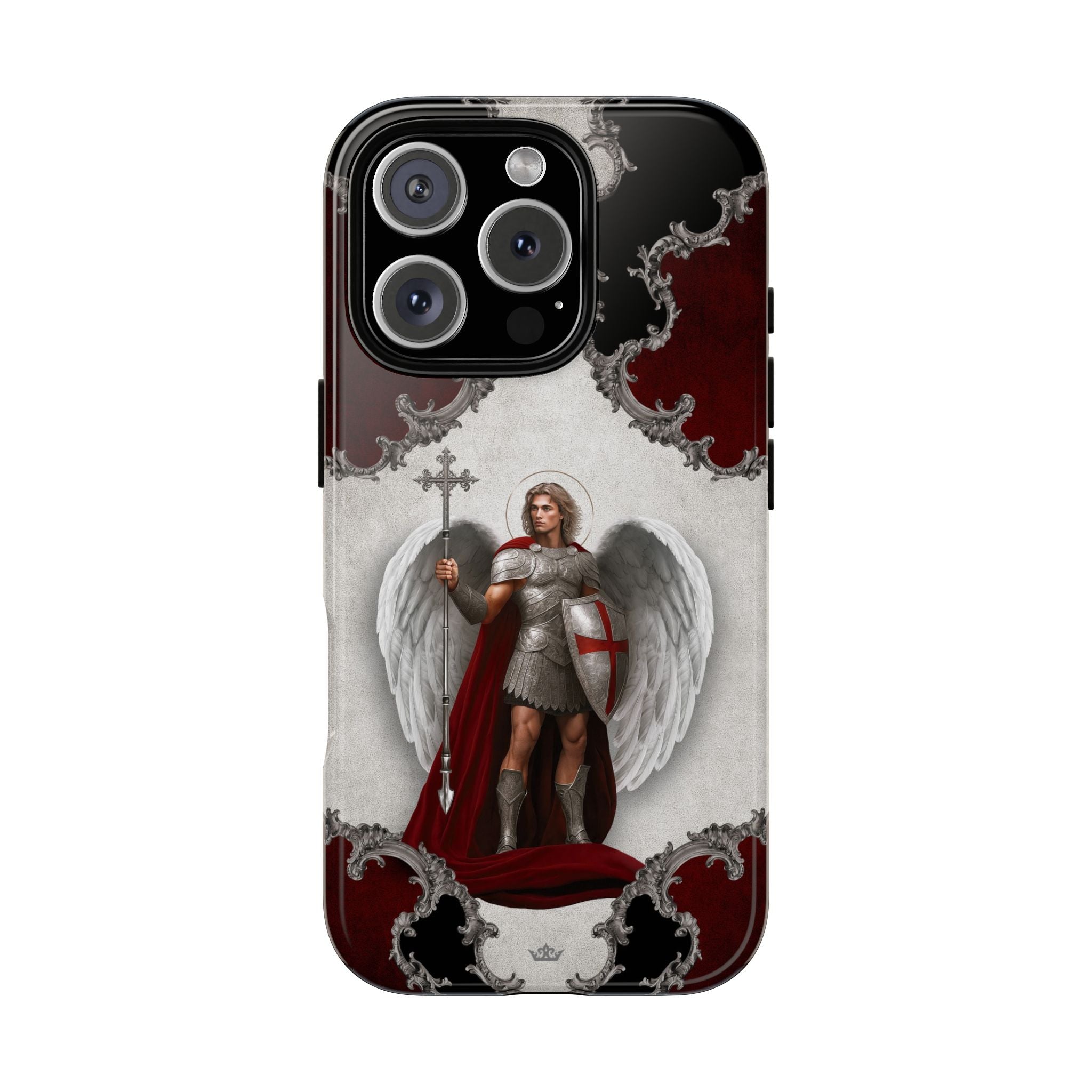 St. Michael the Archangel Victorious Hard Phone Case (Baroque)