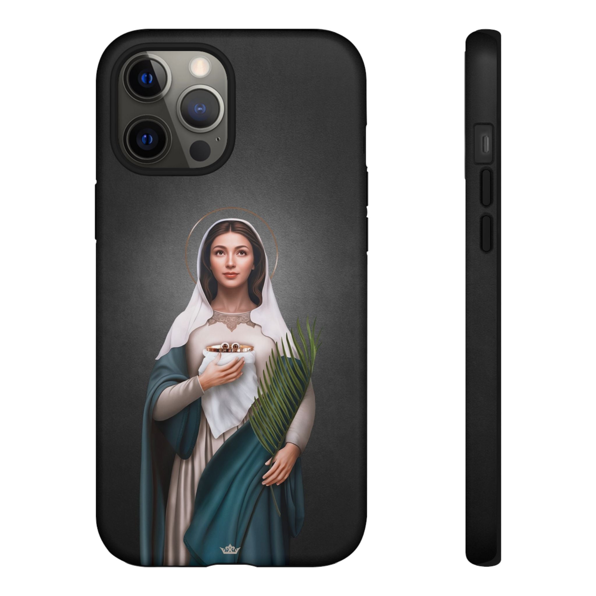 St. Lucy Hard Phone Case (Dark)