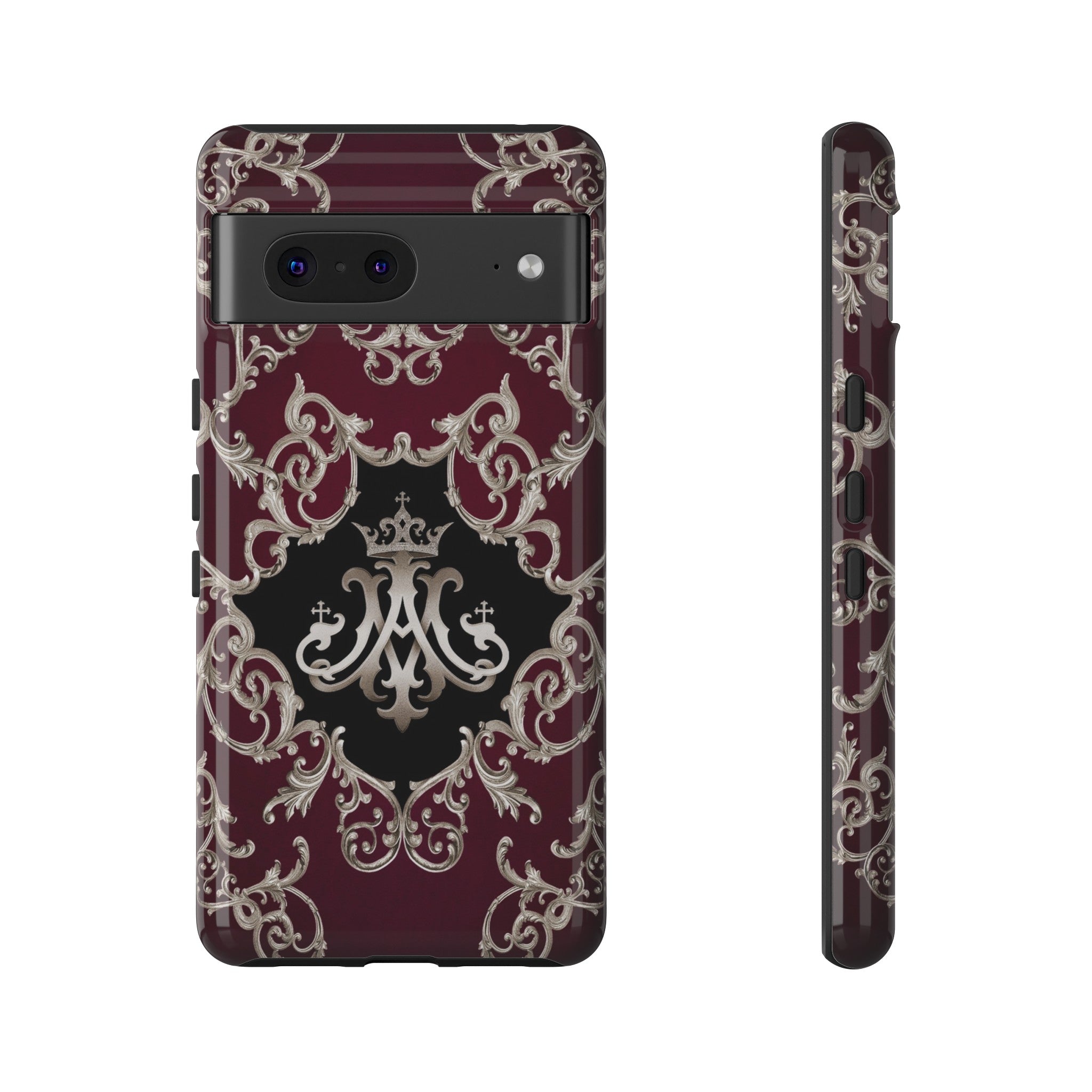 Ave Maria Hard Phone Case (Baroque Mahogany)