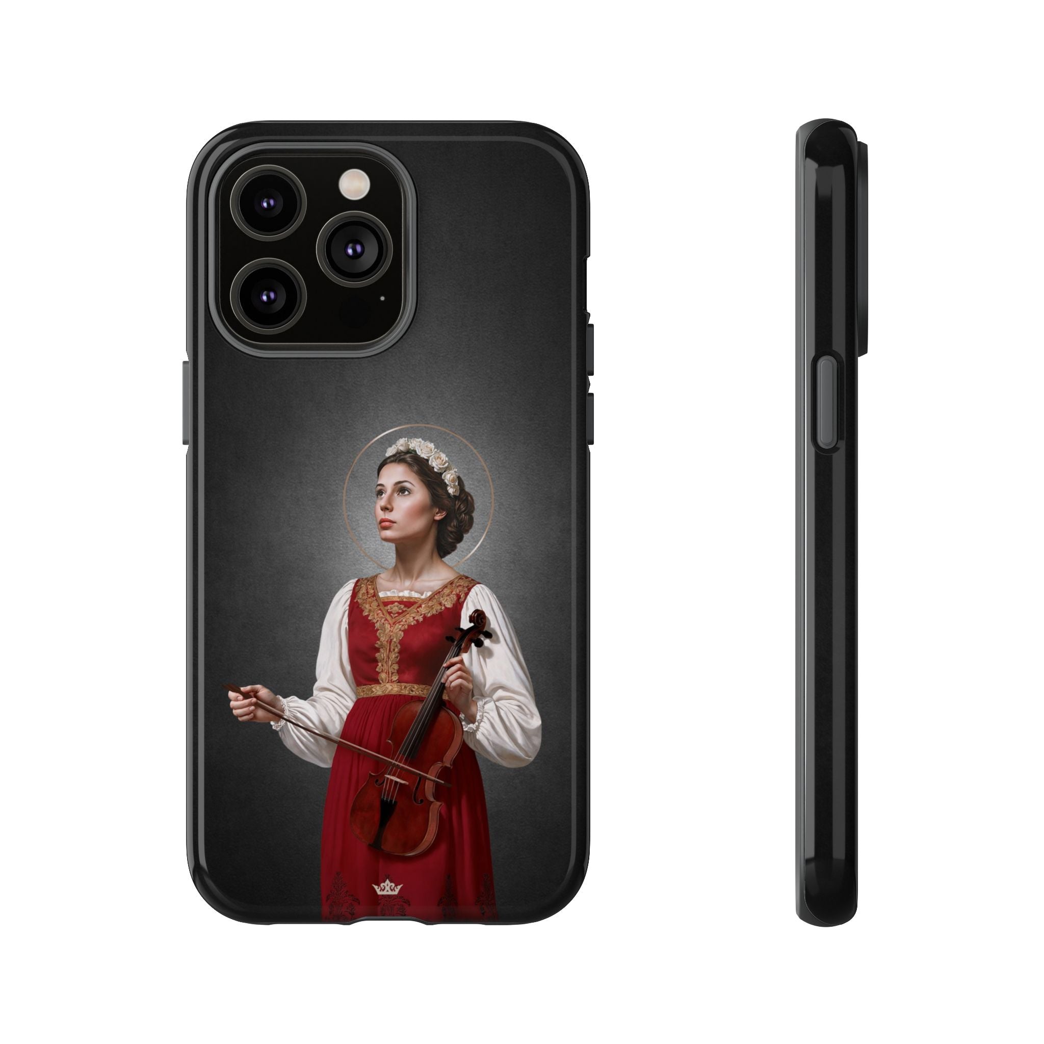 St. Cecilia Hard Phone Case (Dark)