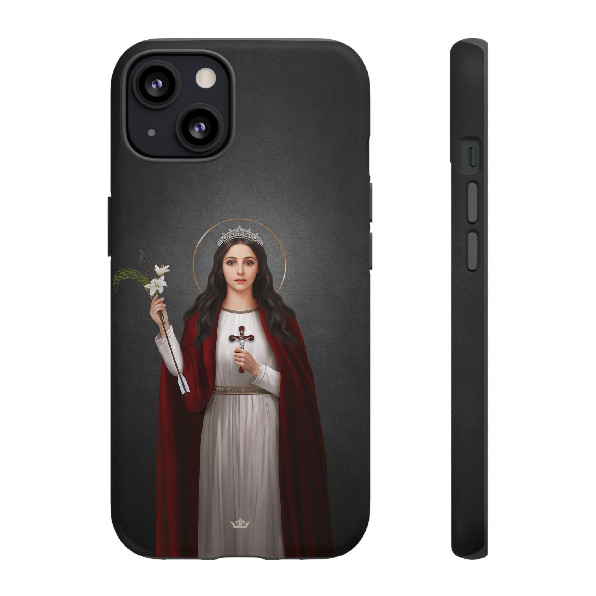 St. Philomena Hard Phone Case (Dark)