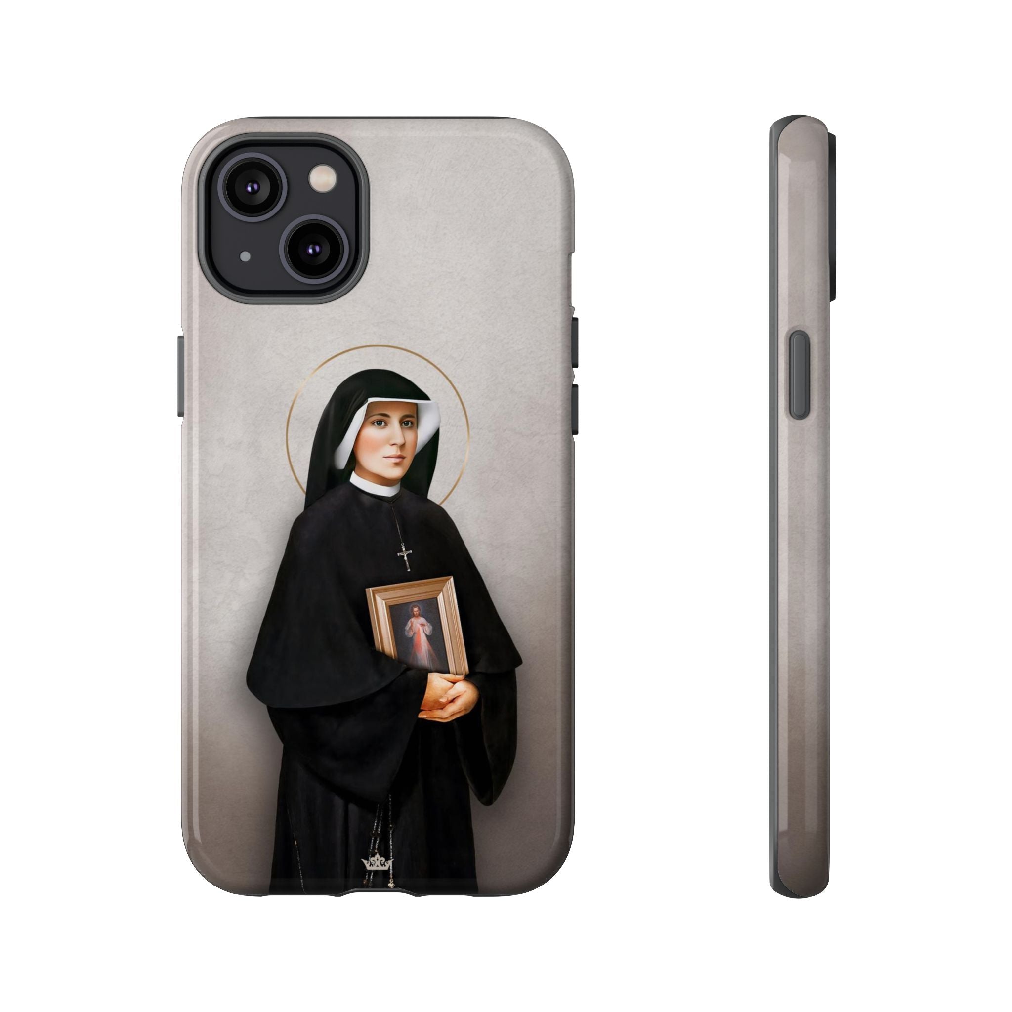 St. Faustina Hard Phone Case (Light)