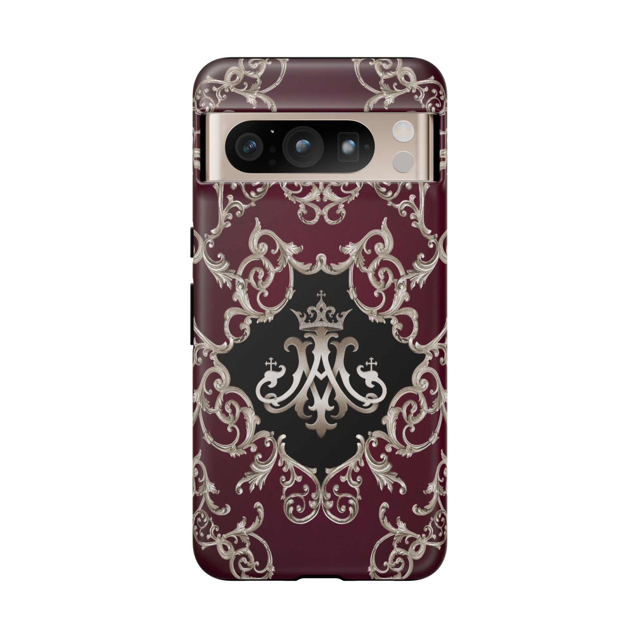 Ave Maria Hard Phone Case (Baroque Mahogany)