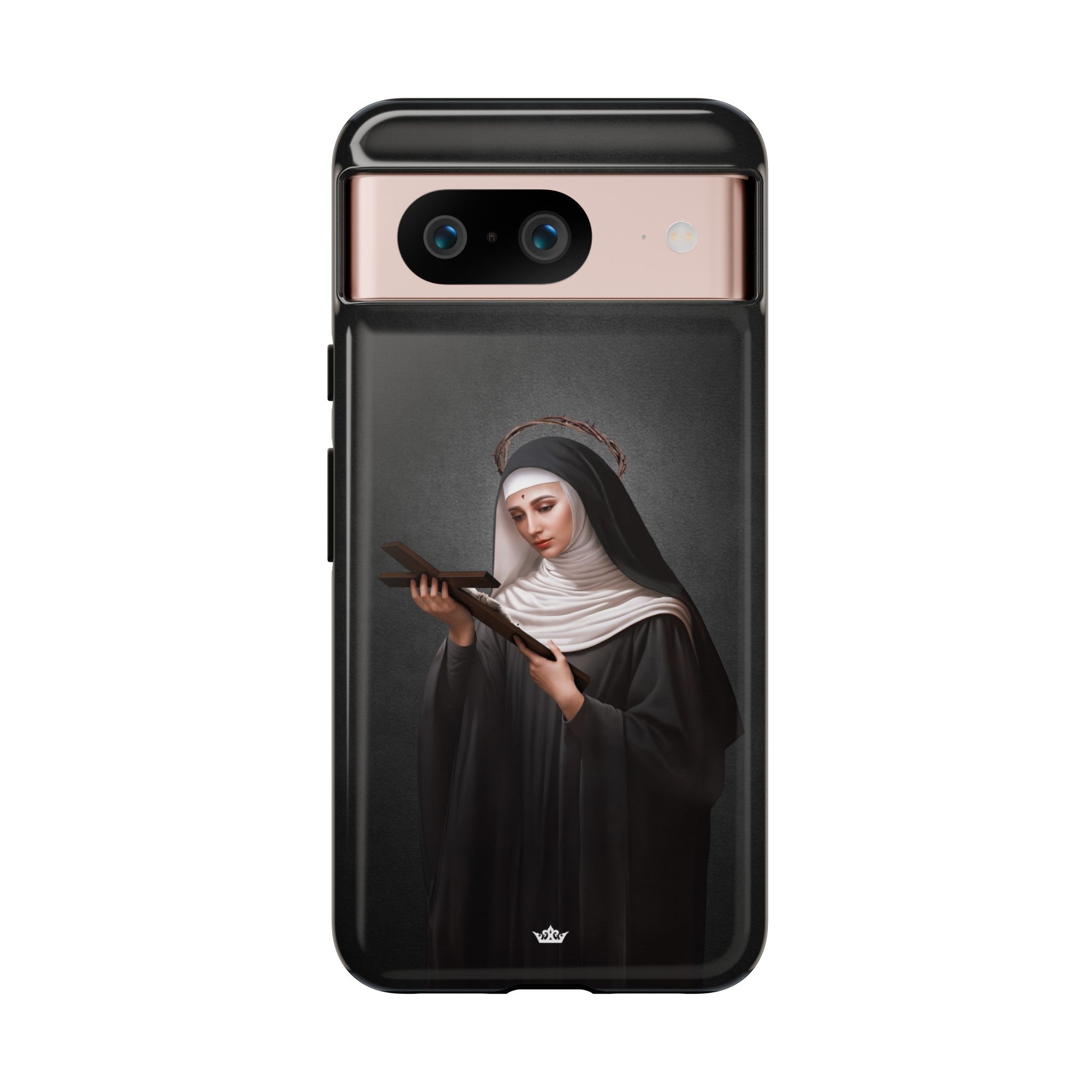 St. Rita of Cascia Hard Phone Case (Dark)