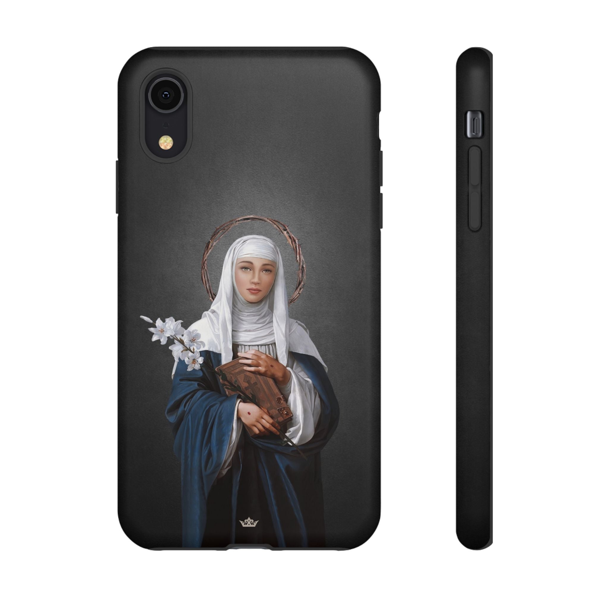 St. Catherine of Siena Hard Phone Case (Dark)