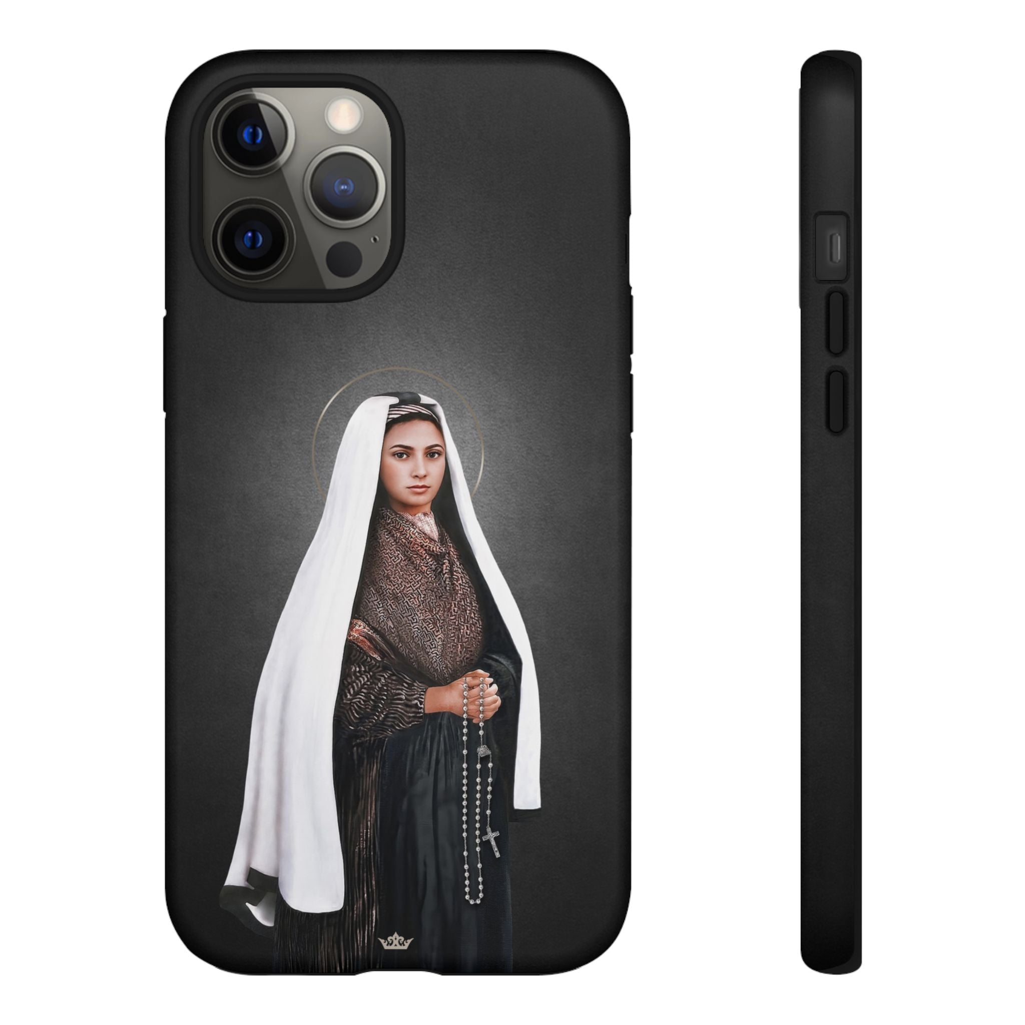 St. Bernadette Hard Phone Case (Dark)