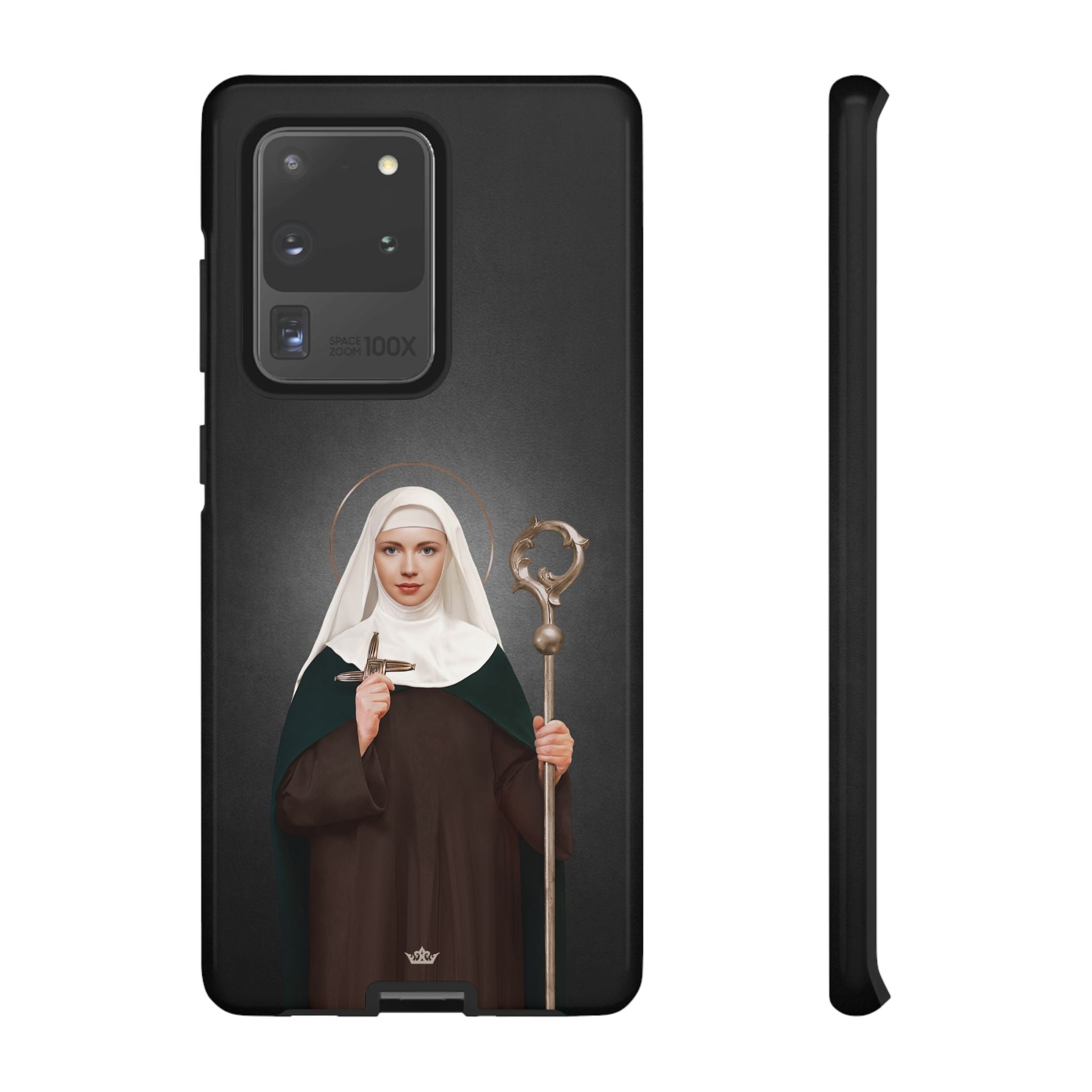 St. Brigid of Ireland Hard Phone Case (Dark)