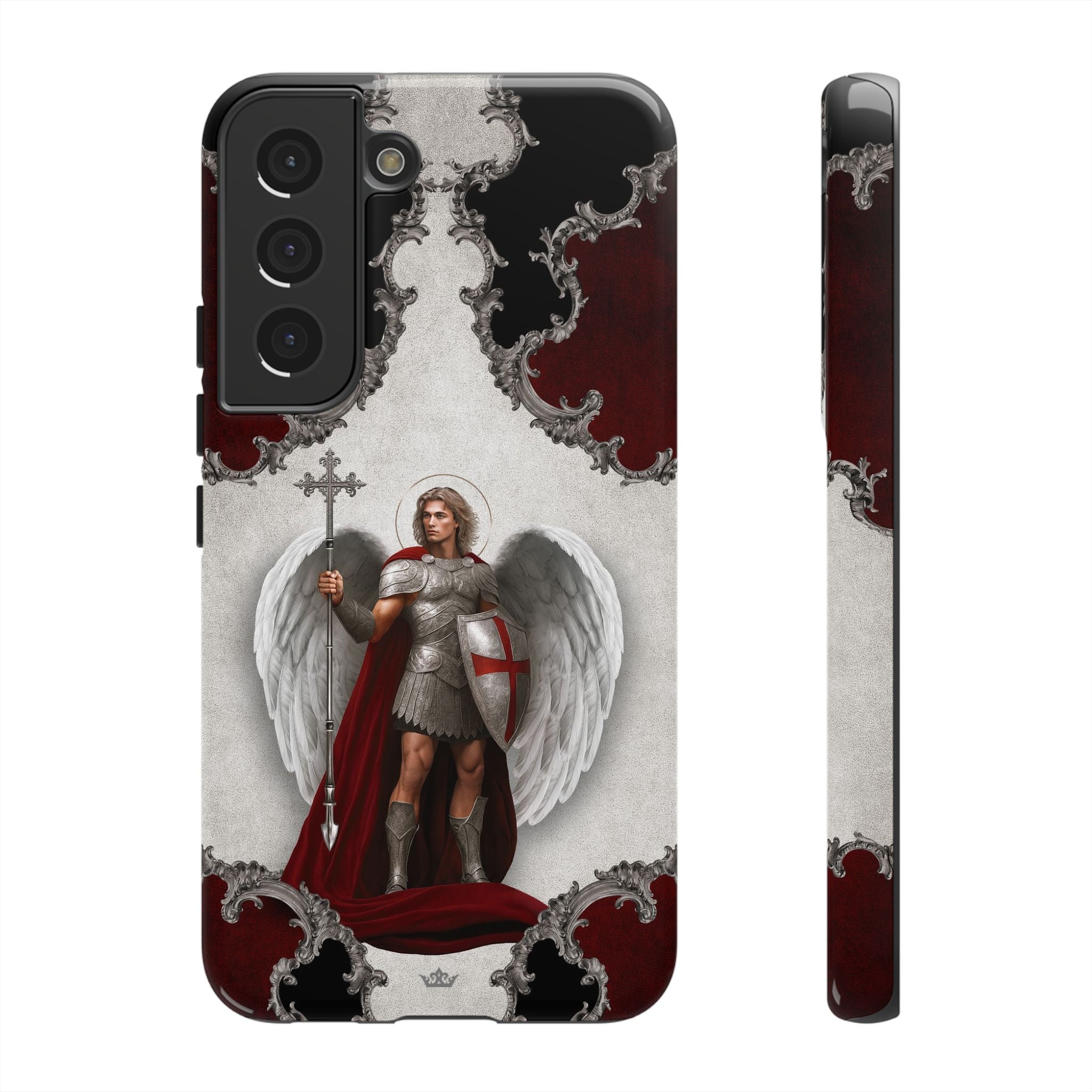 St. Michael the Archangel Victorious Hard Phone Case (Baroque)