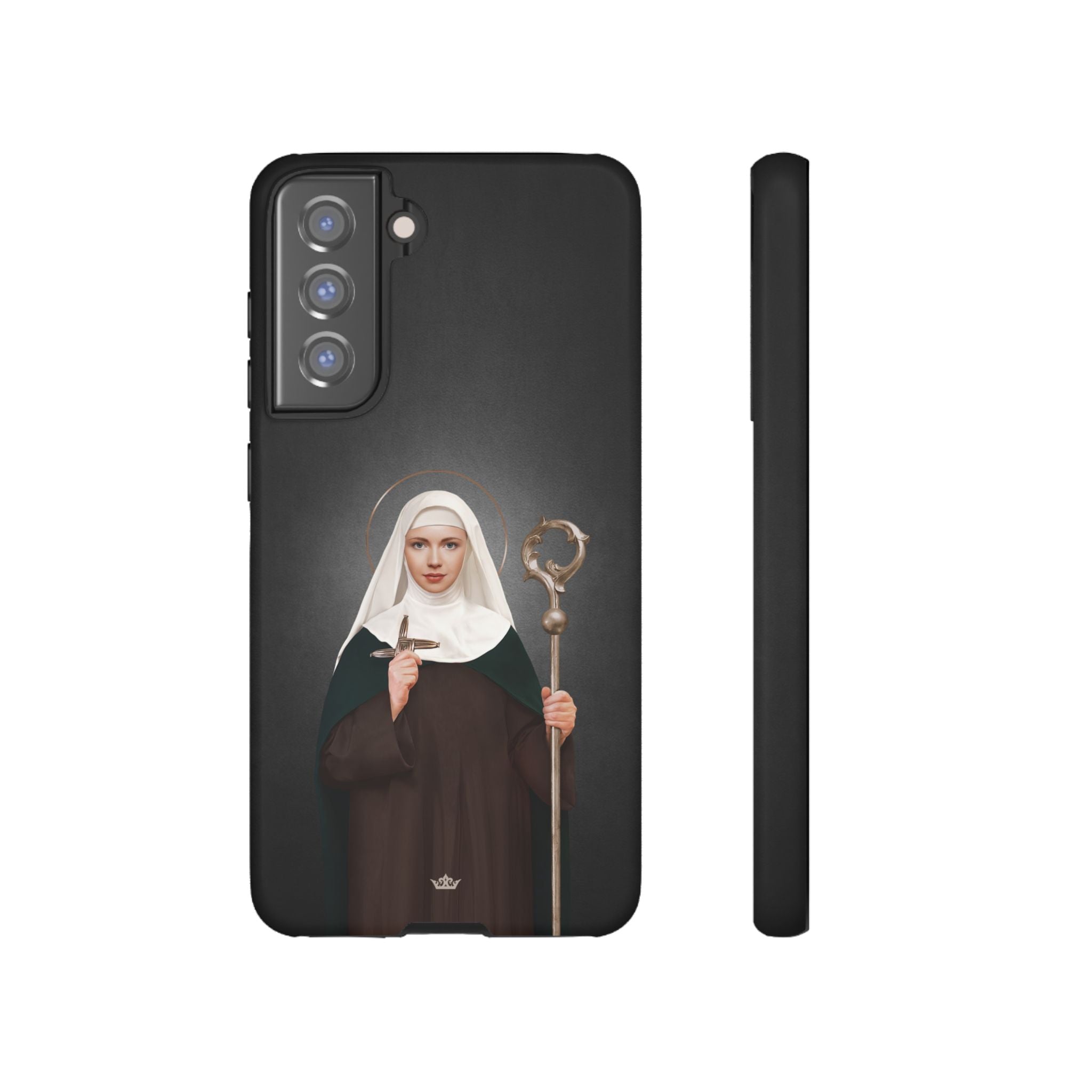 St. Brigid of Ireland Hard Phone Case (Dark)