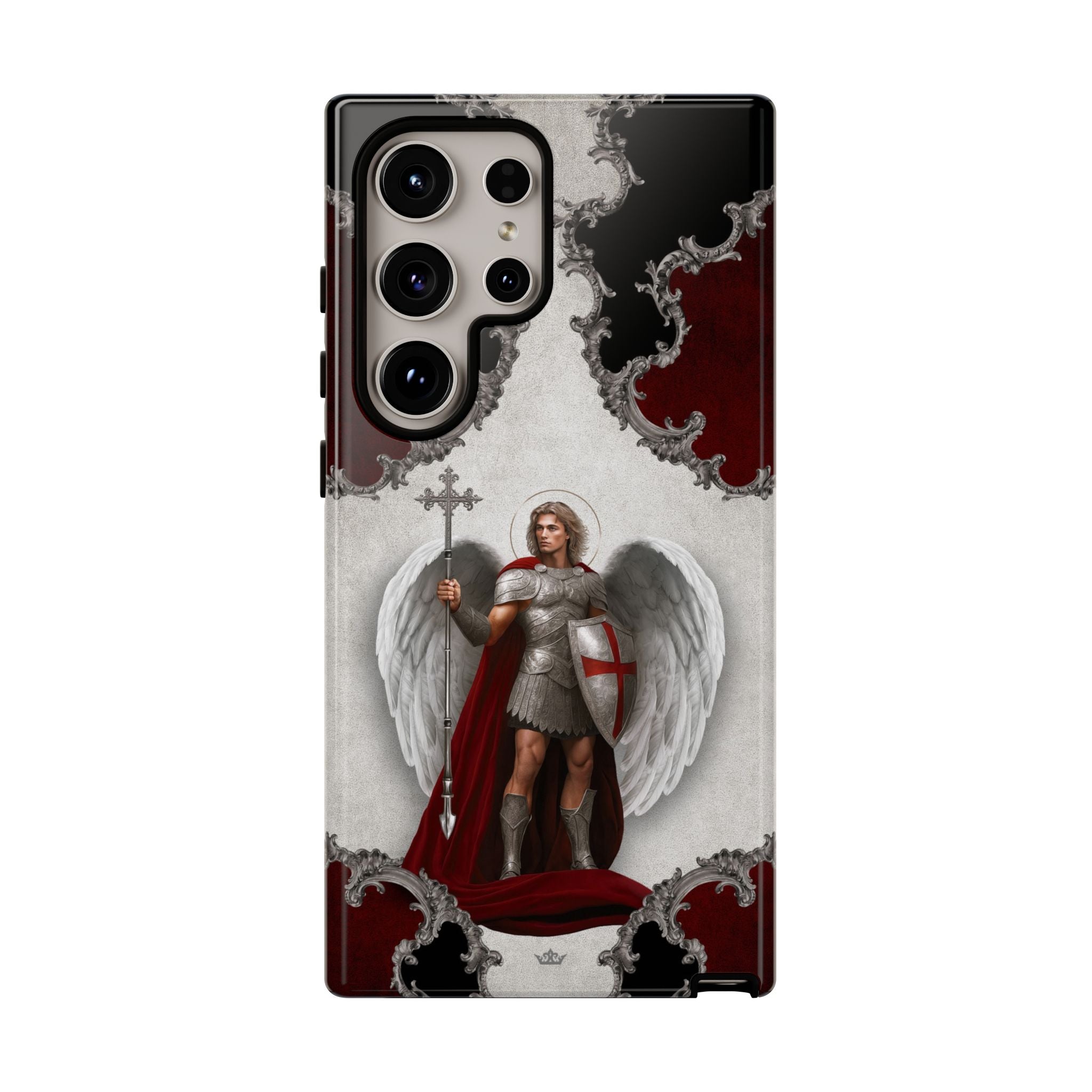 St. Michael the Archangel Victorious Hard Phone Case (Baroque)