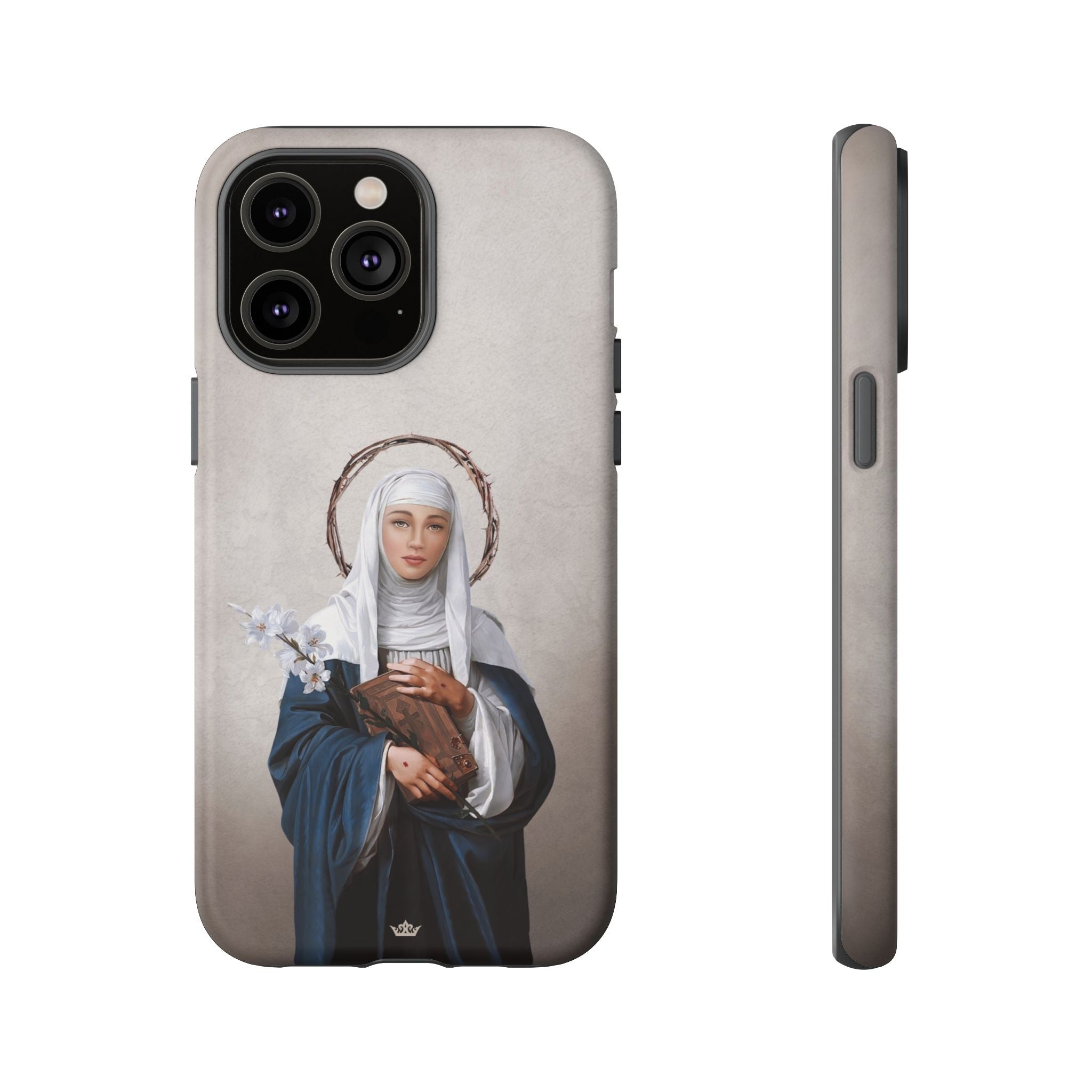 St. Catherine of Siena Hard Phone Case (Light)