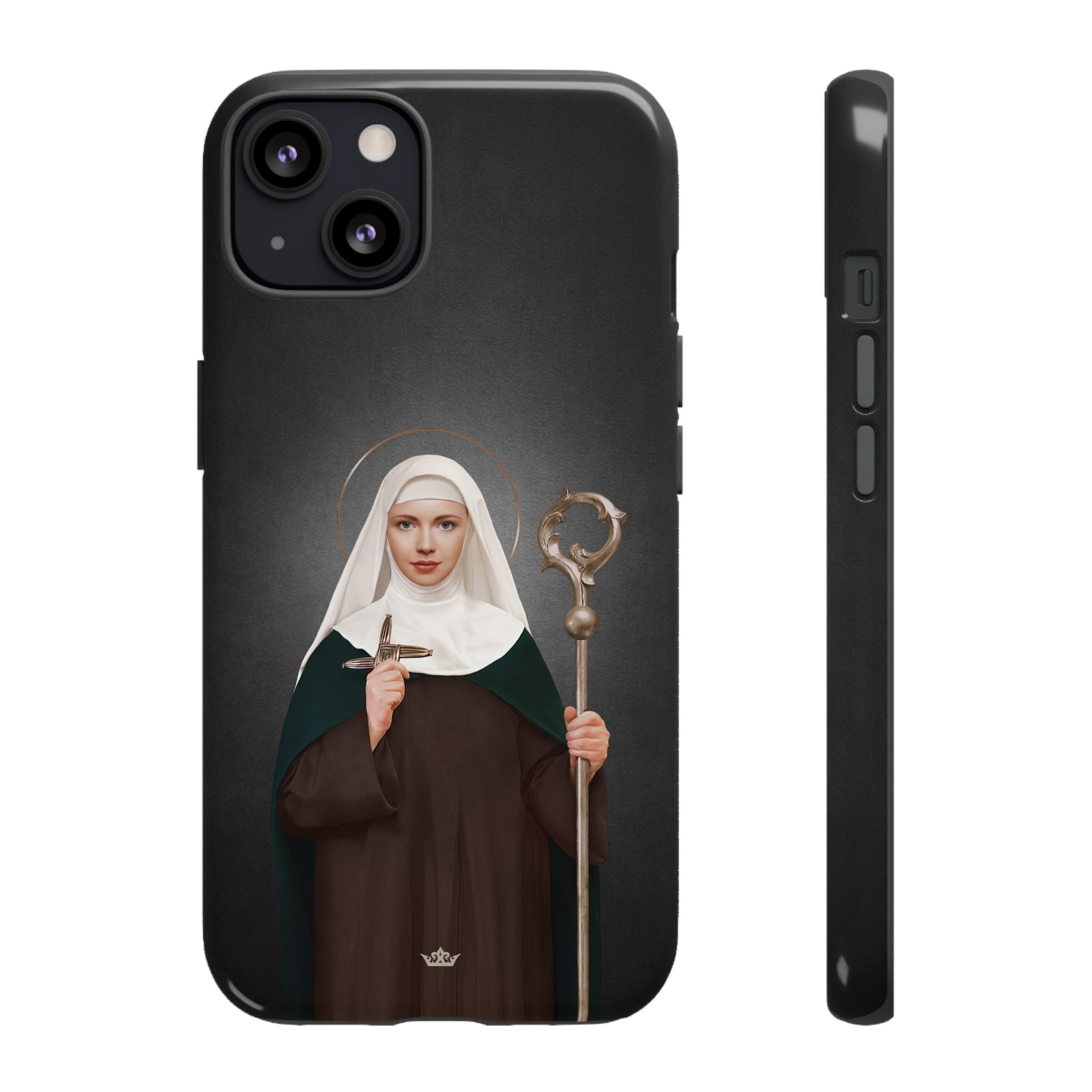 St. Brigid of Ireland Hard Phone Case (Dark)