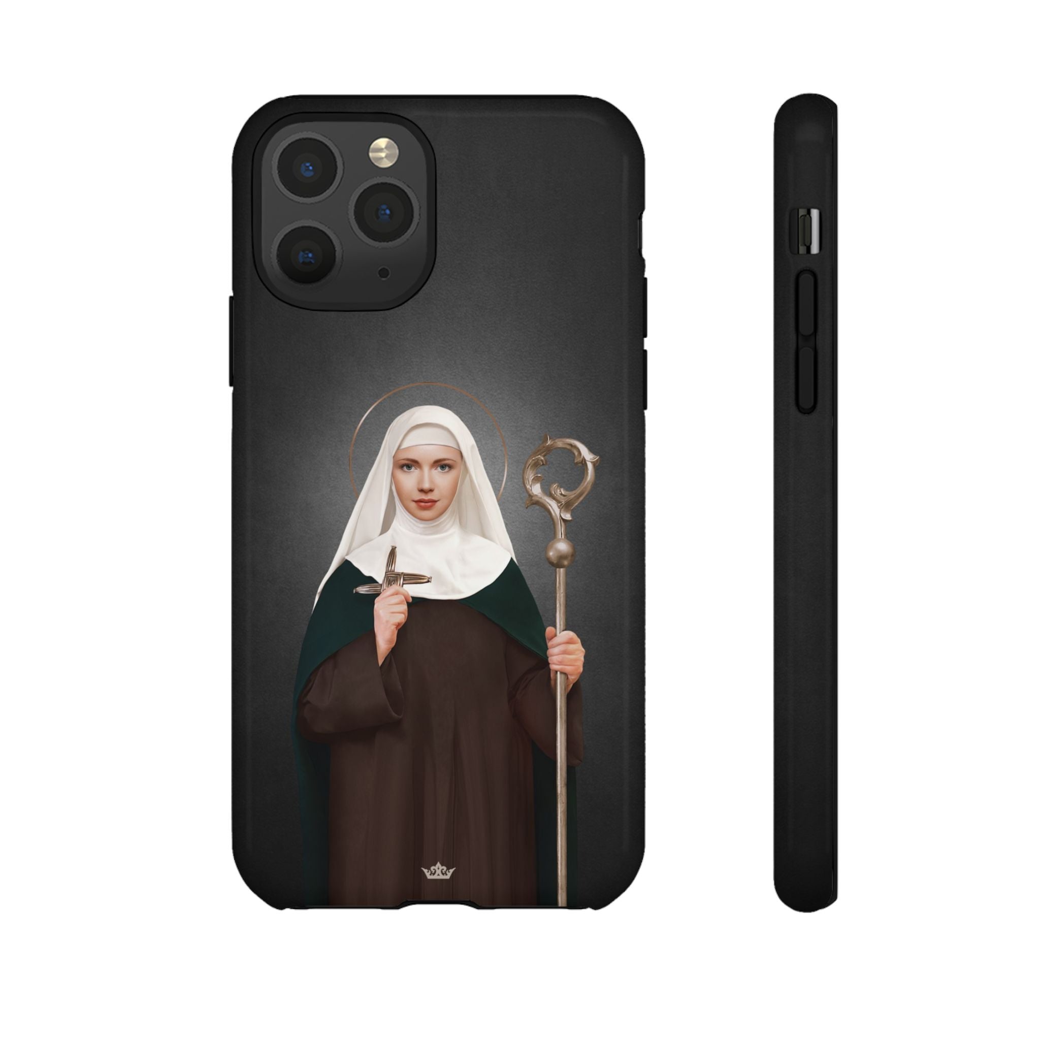 St. Brigid of Ireland Hard Phone Case (Dark)