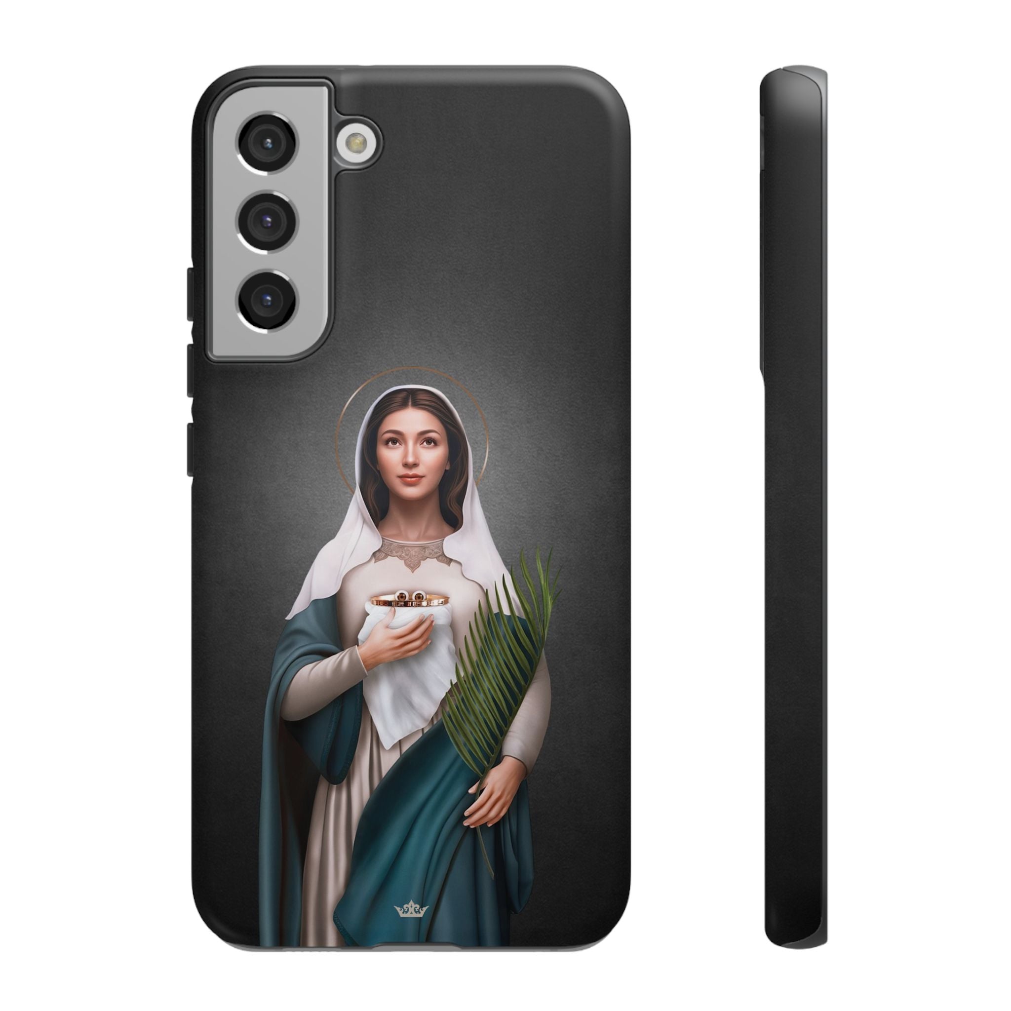 St. Lucy Hard Phone Case (Dark)