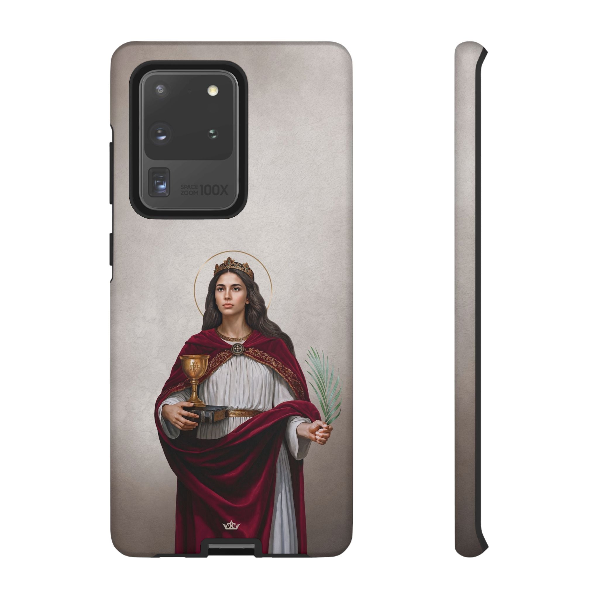 St. Barbara Hard Phone Case (Light)