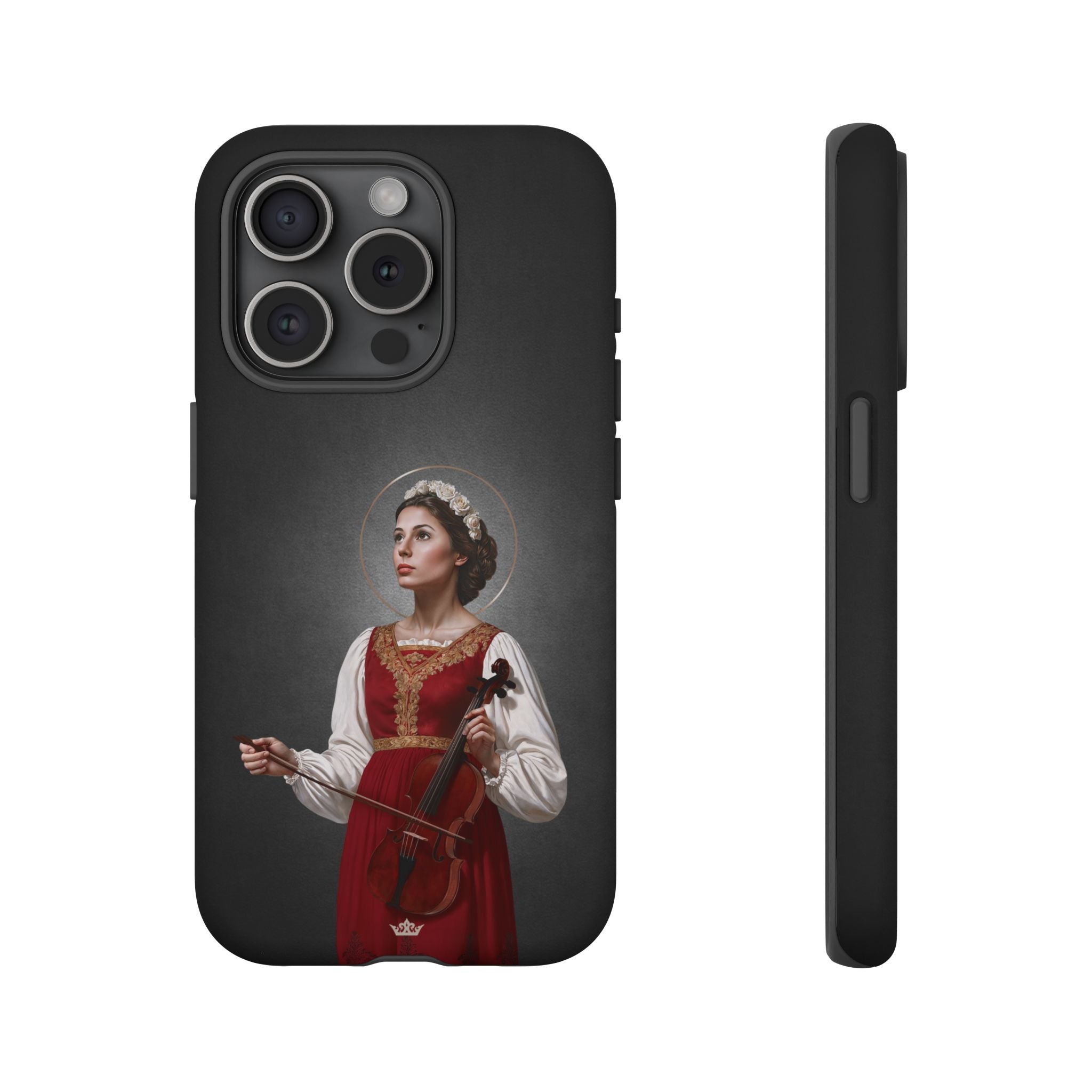 St. Cecilia Hard Phone Case (Dark)