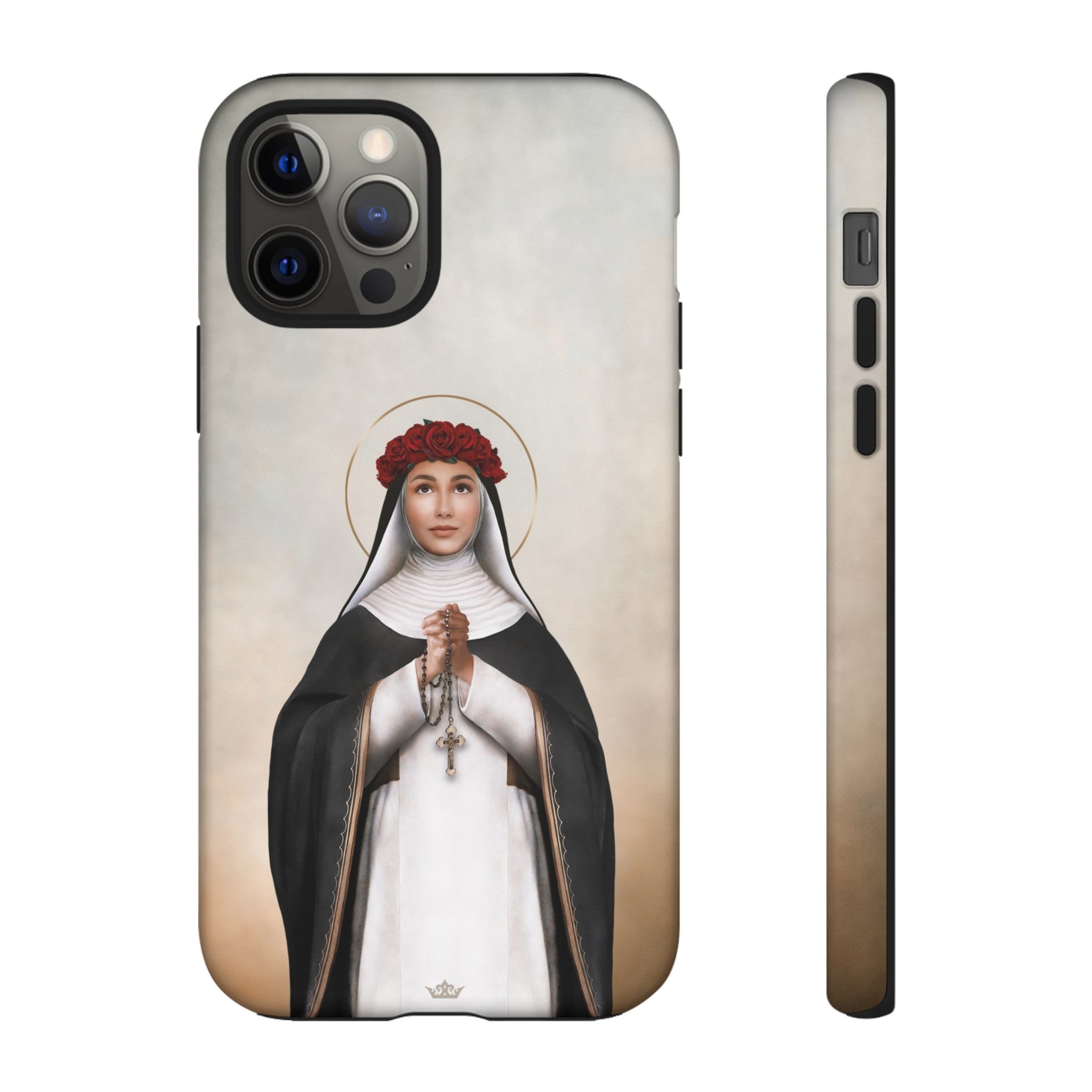 St. Rose of Lima Hard Phone Case (Light)