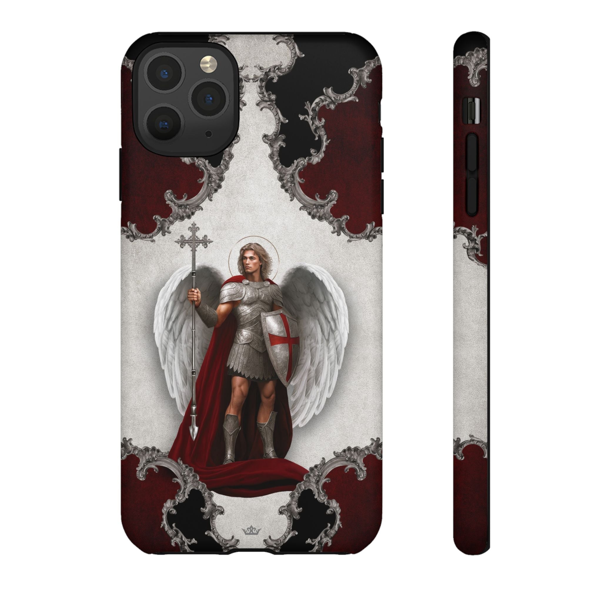 St. Michael the Archangel Victorious Hard Phone Case (Baroque)