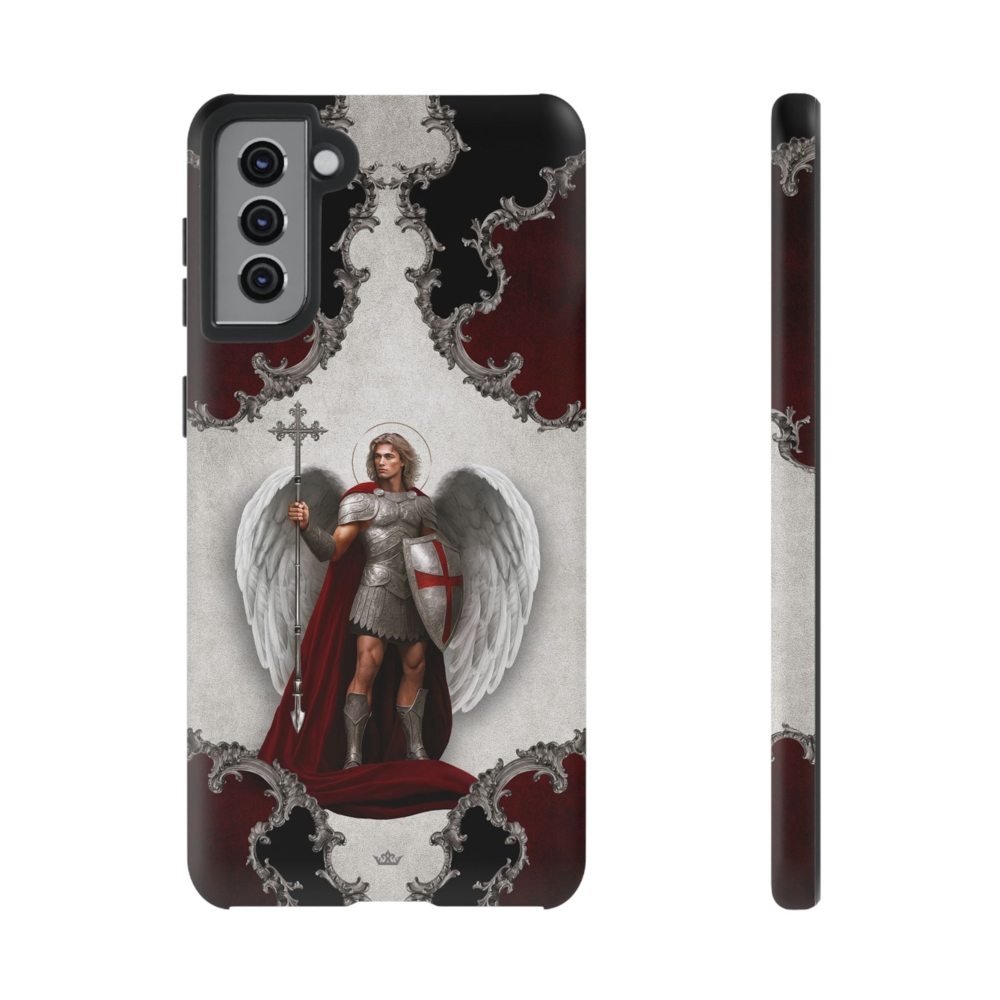 St. Michael the Archangel Victorious Hard Phone Case (Baroque)