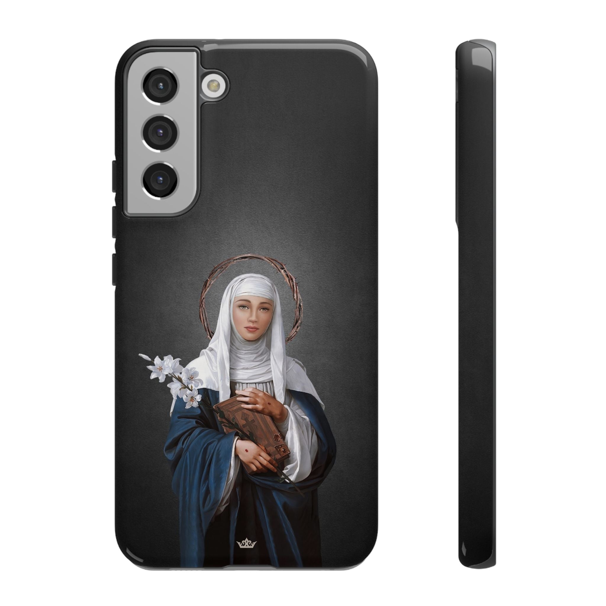 St. Catherine of Siena Hard Phone Case (Dark)