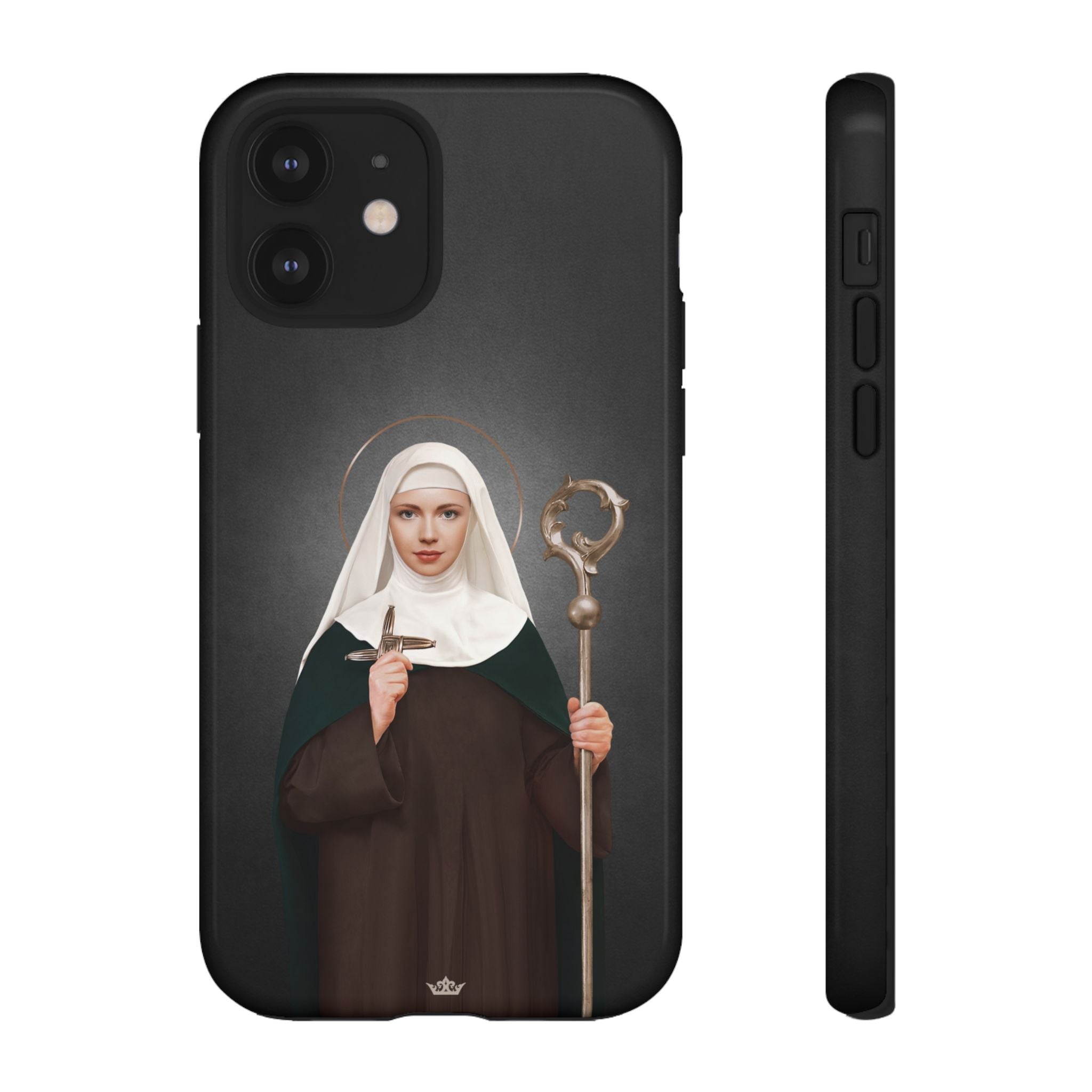 St. Brigid of Ireland Hard Phone Case (Dark)