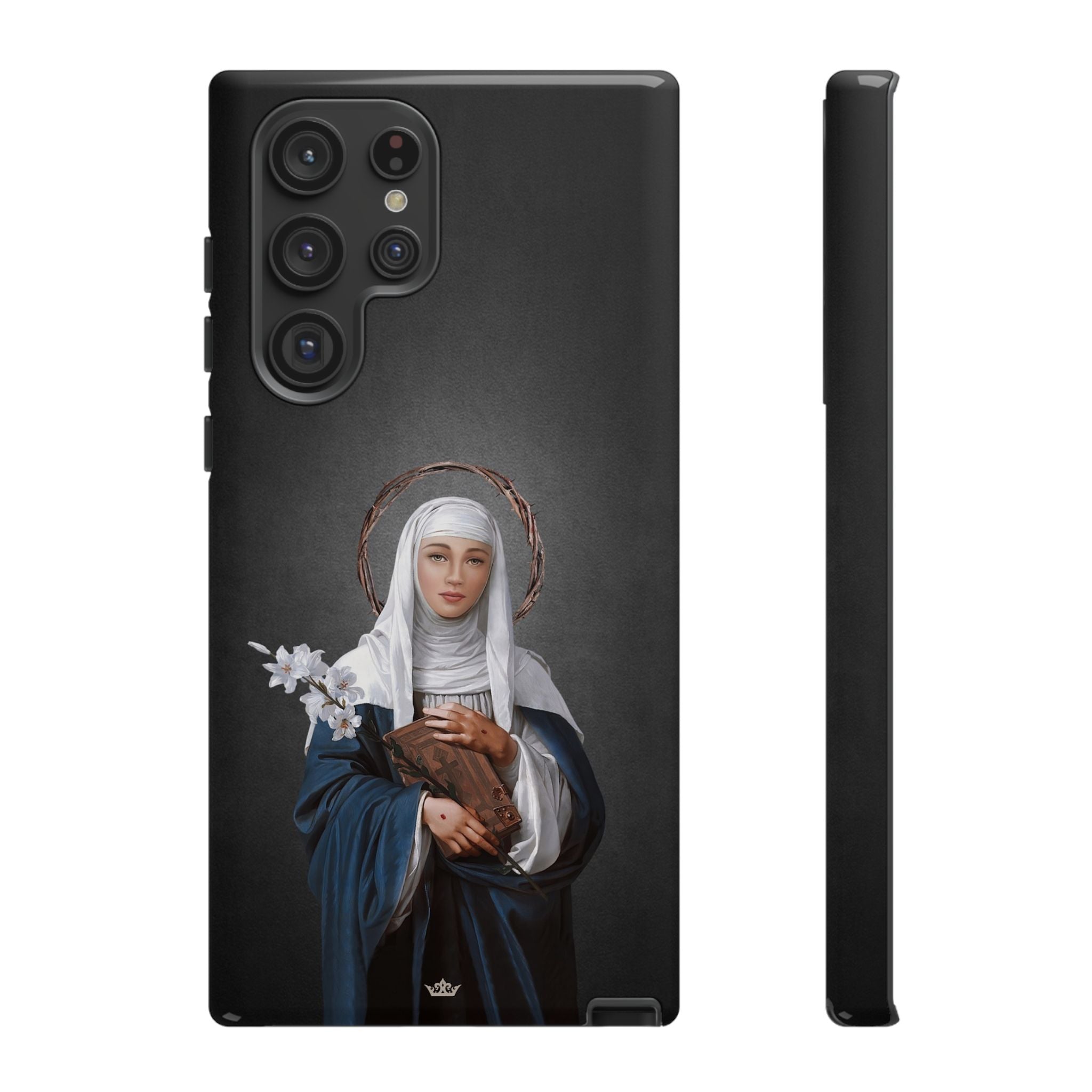 St. Catherine of Siena Hard Phone Case (Dark)