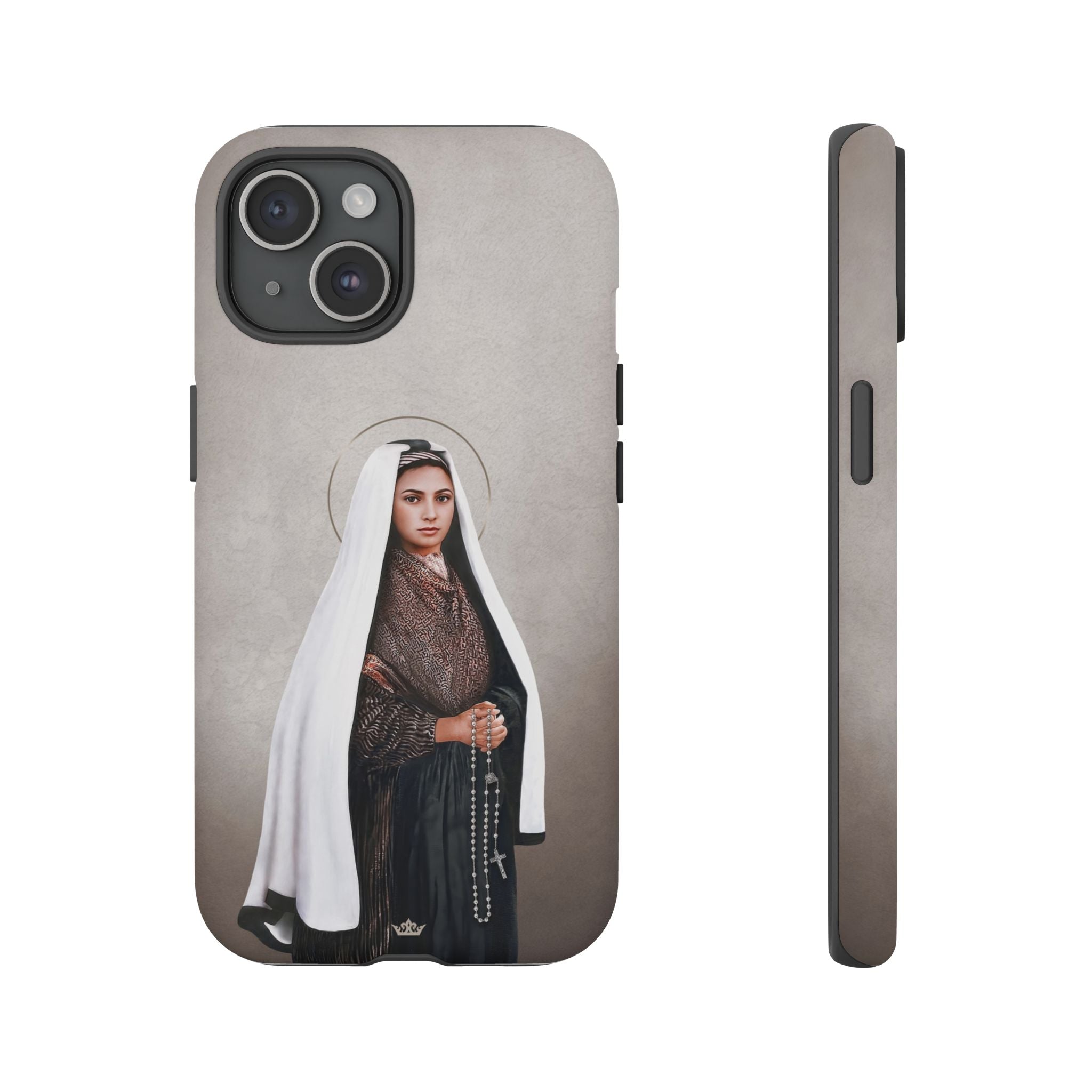 St. Bernadette Hard Phone Case (Light)