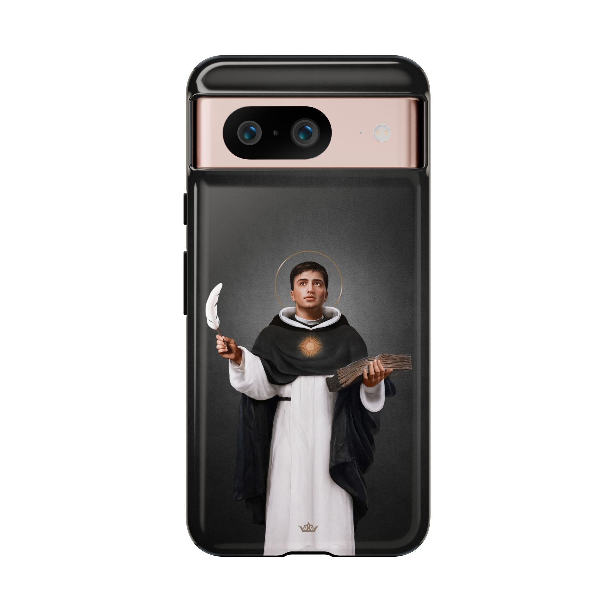 St. Thomas Aquinas Hard Phone Case (Dark)