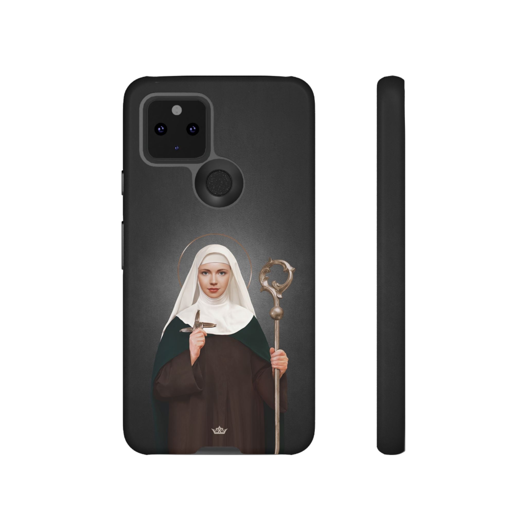 St. Brigid of Ireland Hard Phone Case (Dark)