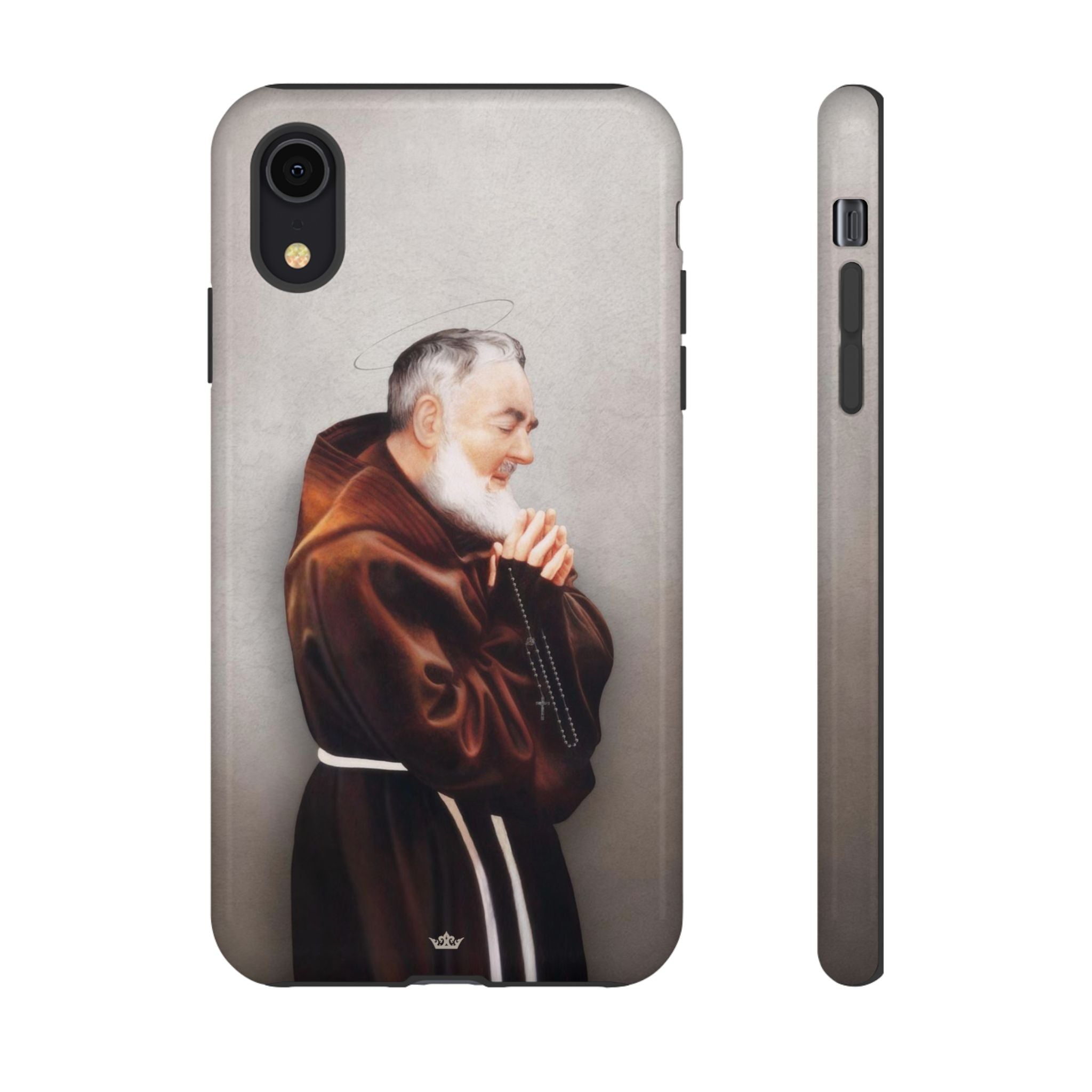 St. Padre Pio Hard Phone Case (Light)