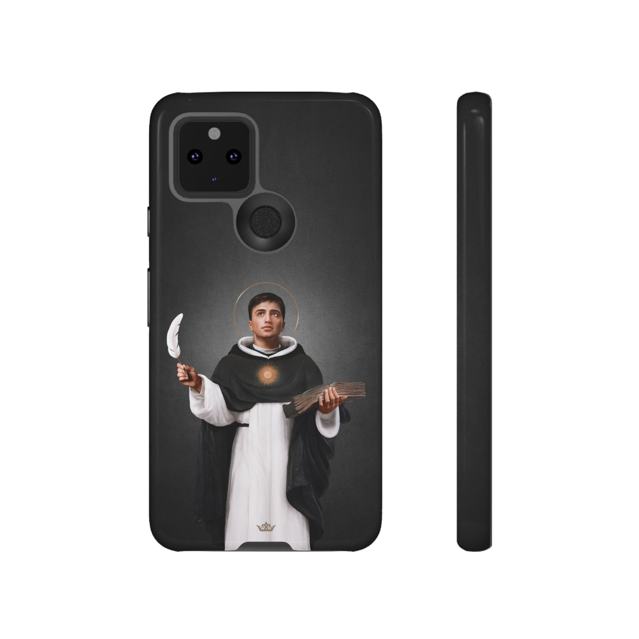 St. Thomas Aquinas Hard Phone Case (Dark)