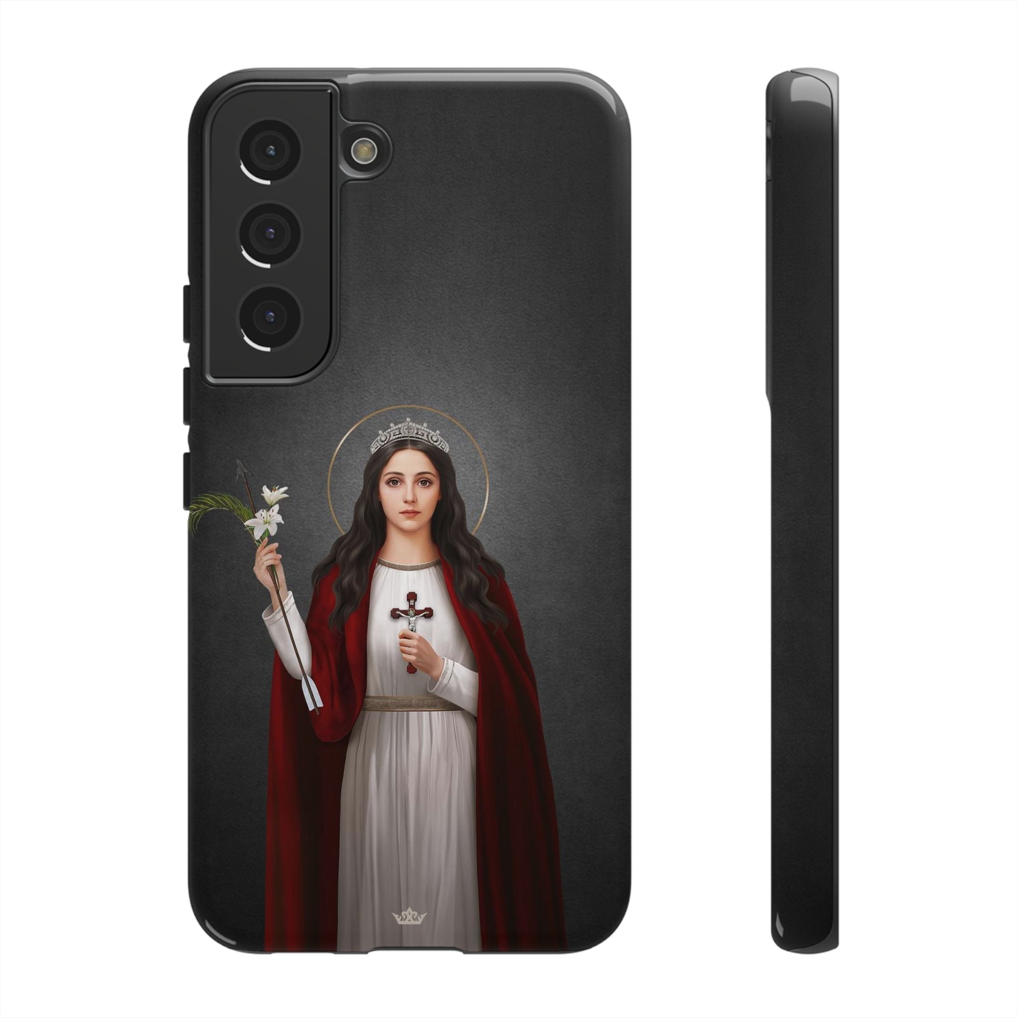 St. Philomena Hard Phone Case (Dark)