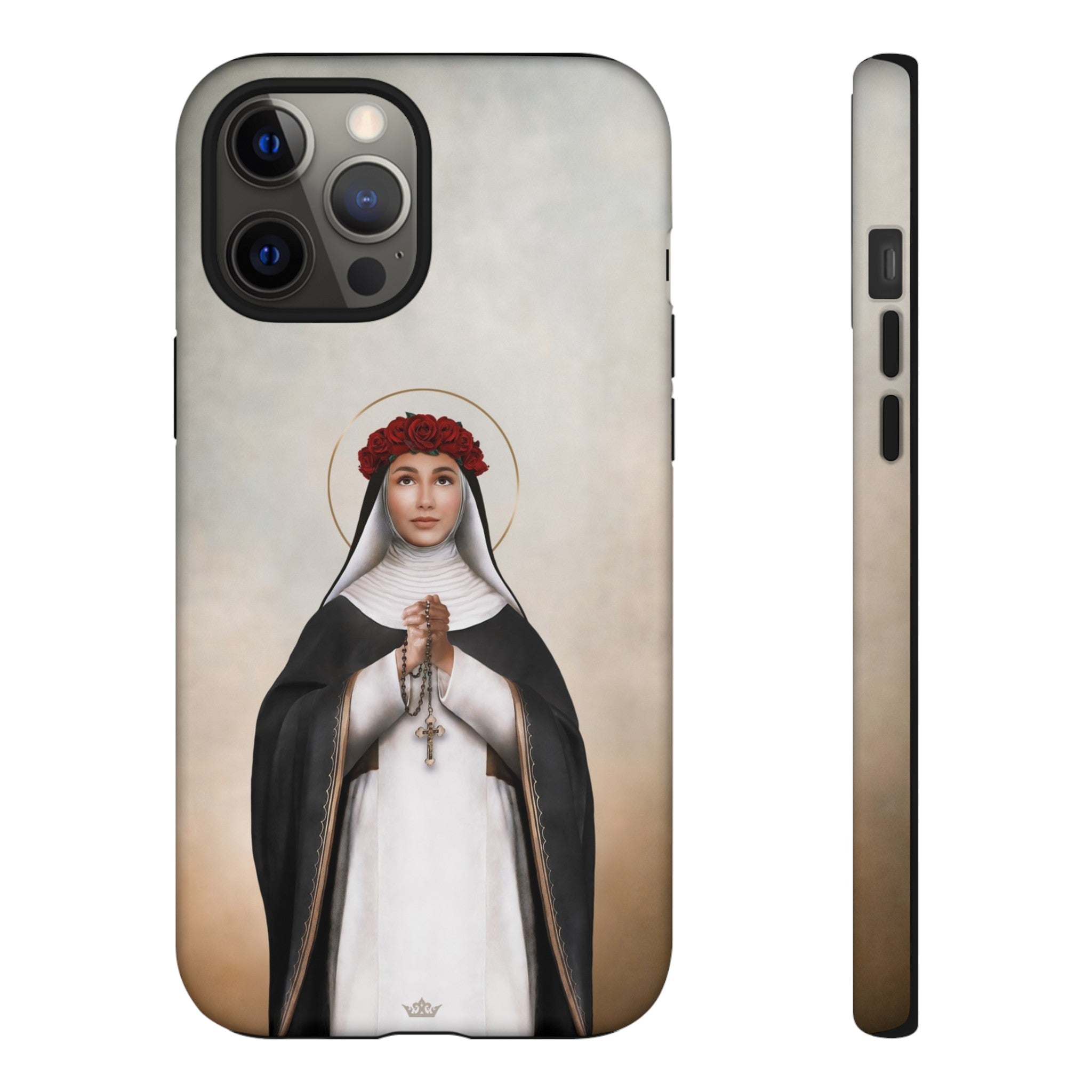 St. Rose of Lima Hard Phone Case (Light)