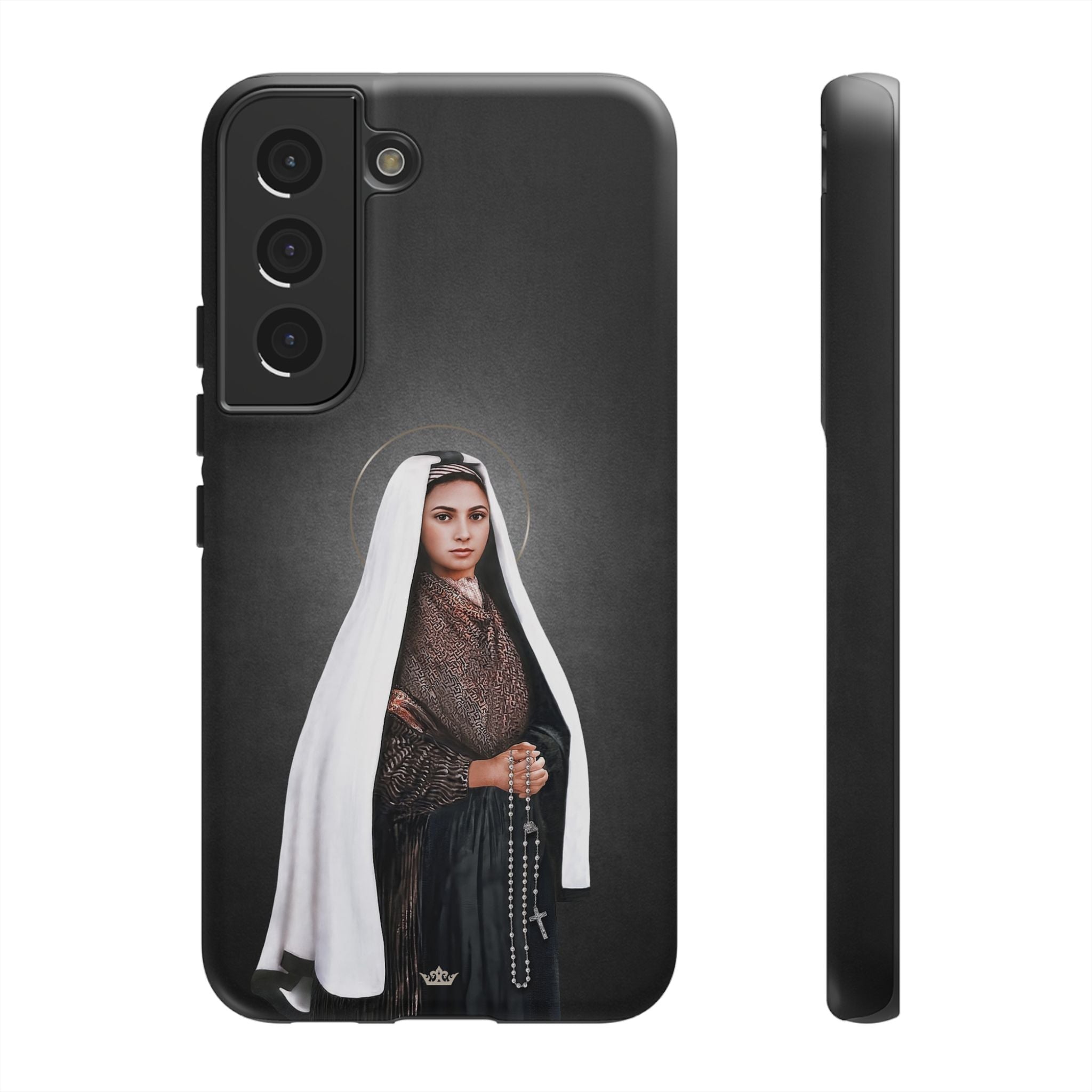 St. Bernadette Hard Phone Case (Dark)