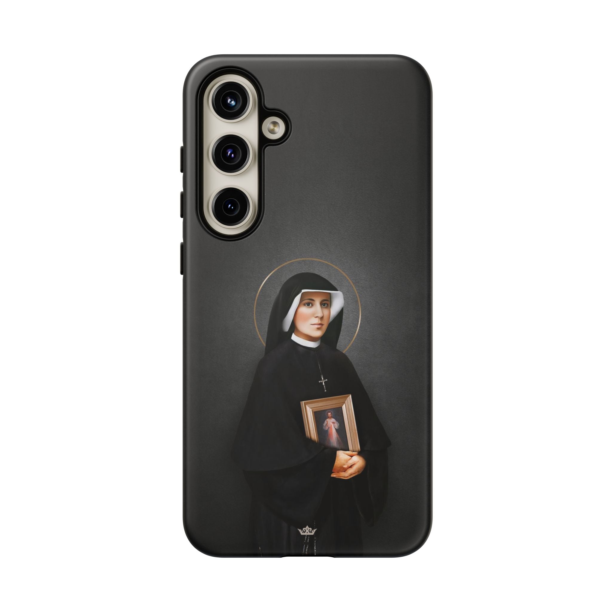 St. Faustina Hard Phone Case (Dark)