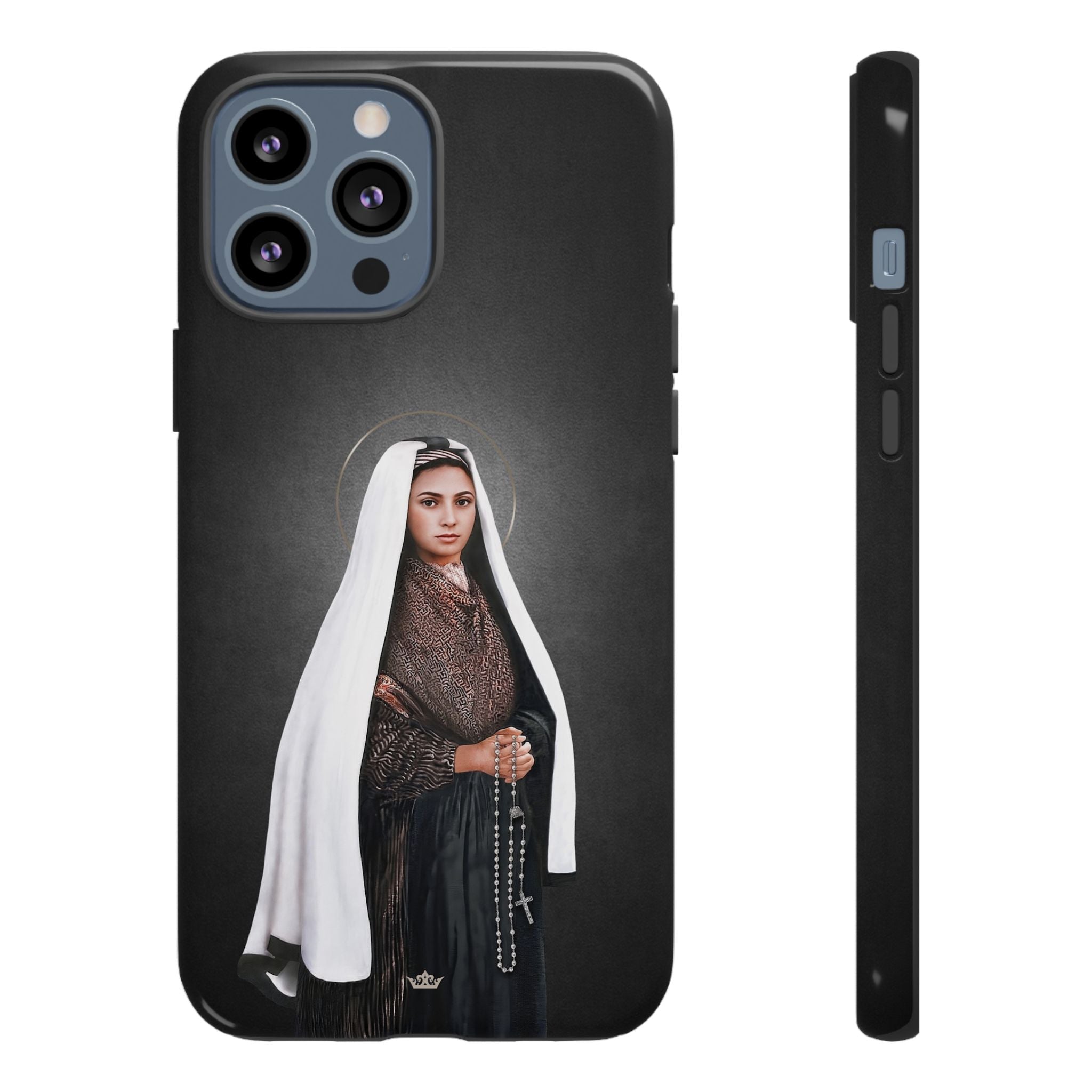 St. Bernadette Hard Phone Case (Dark)