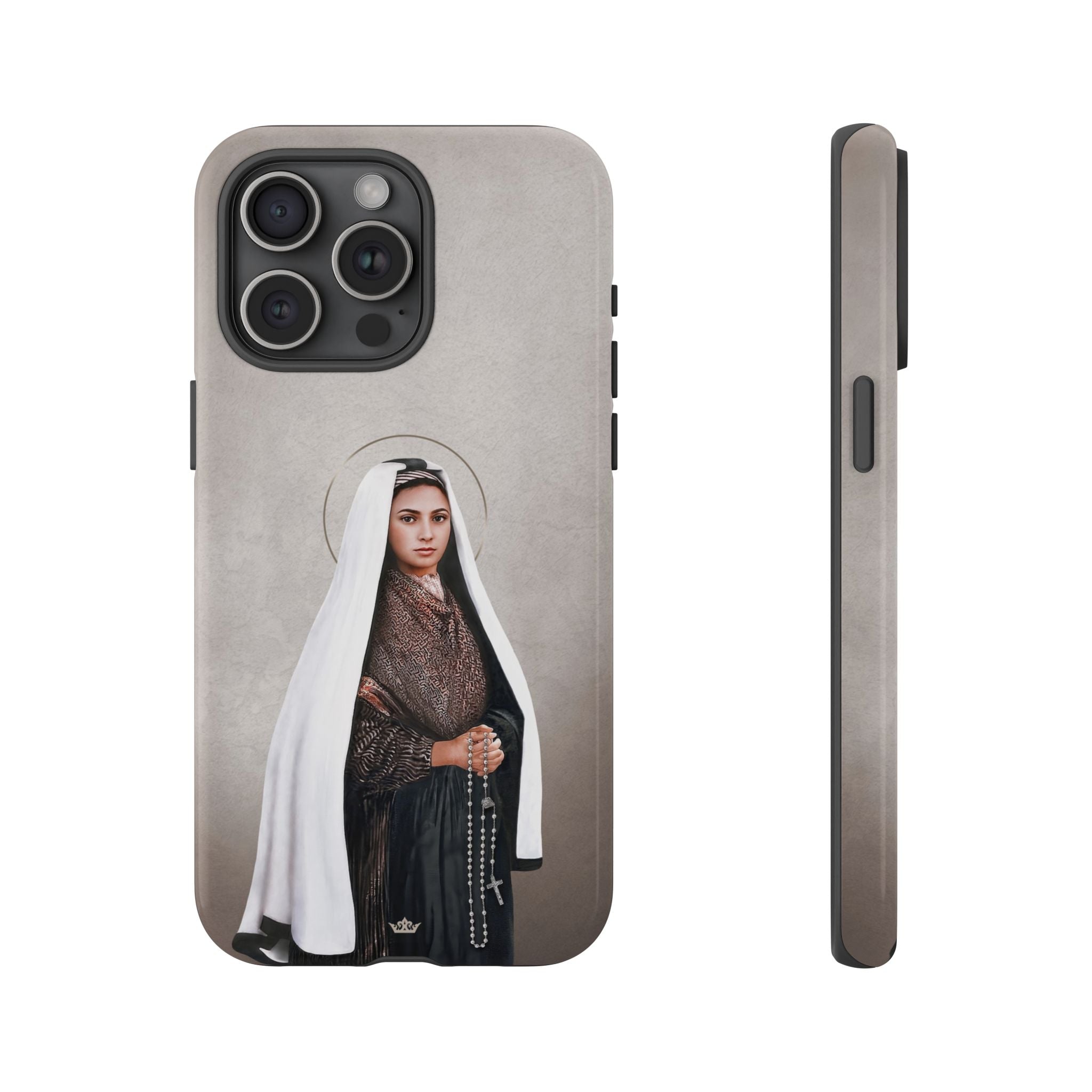 St. Bernadette Hard Phone Case (Light)