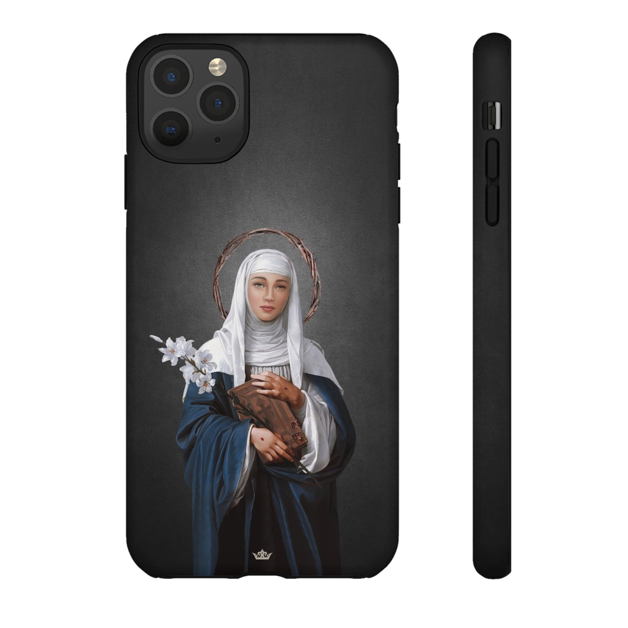 St. Catherine of Siena Hard Phone Case (Dark)