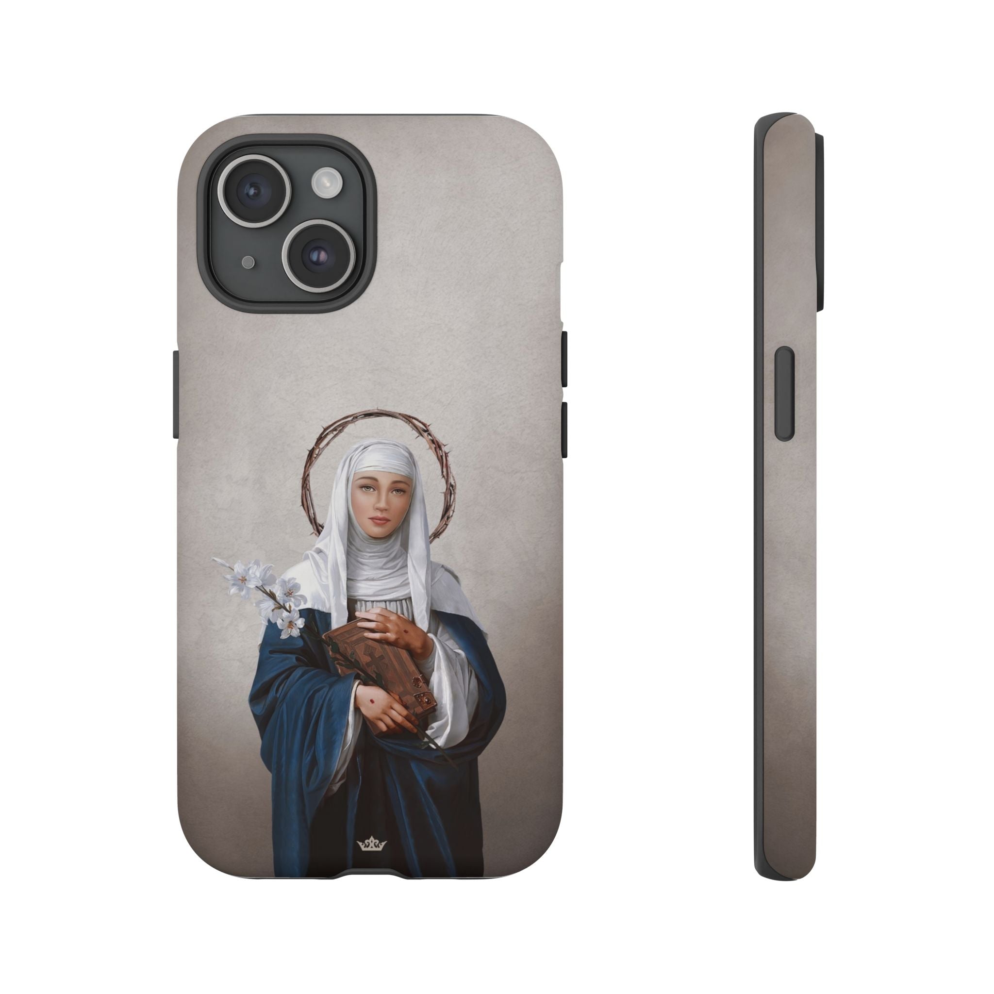 St. Catherine of Siena Hard Phone Case (Light)