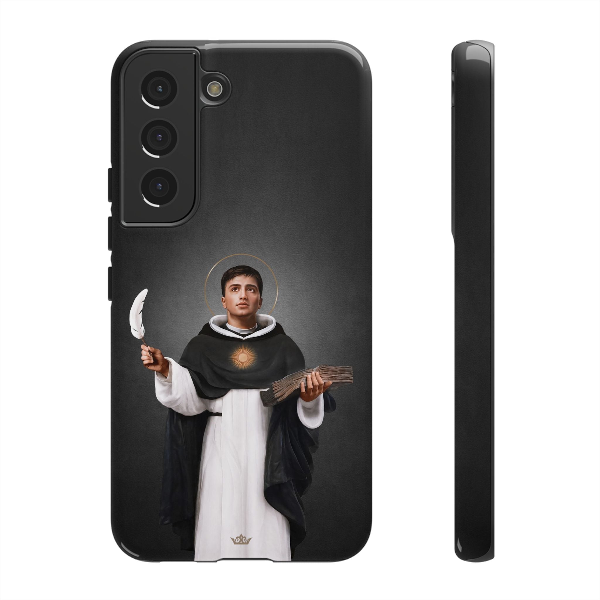 St. Thomas Aquinas Hard Phone Case (Dark)