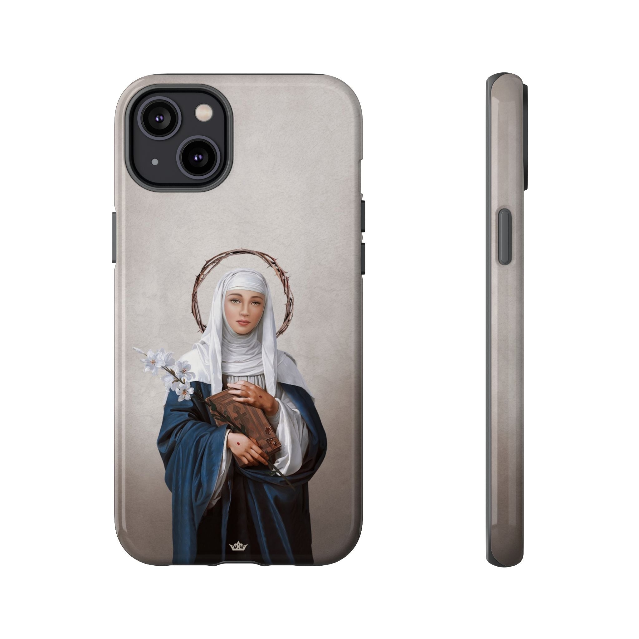 St. Catherine of Siena Hard Phone Case (Light)