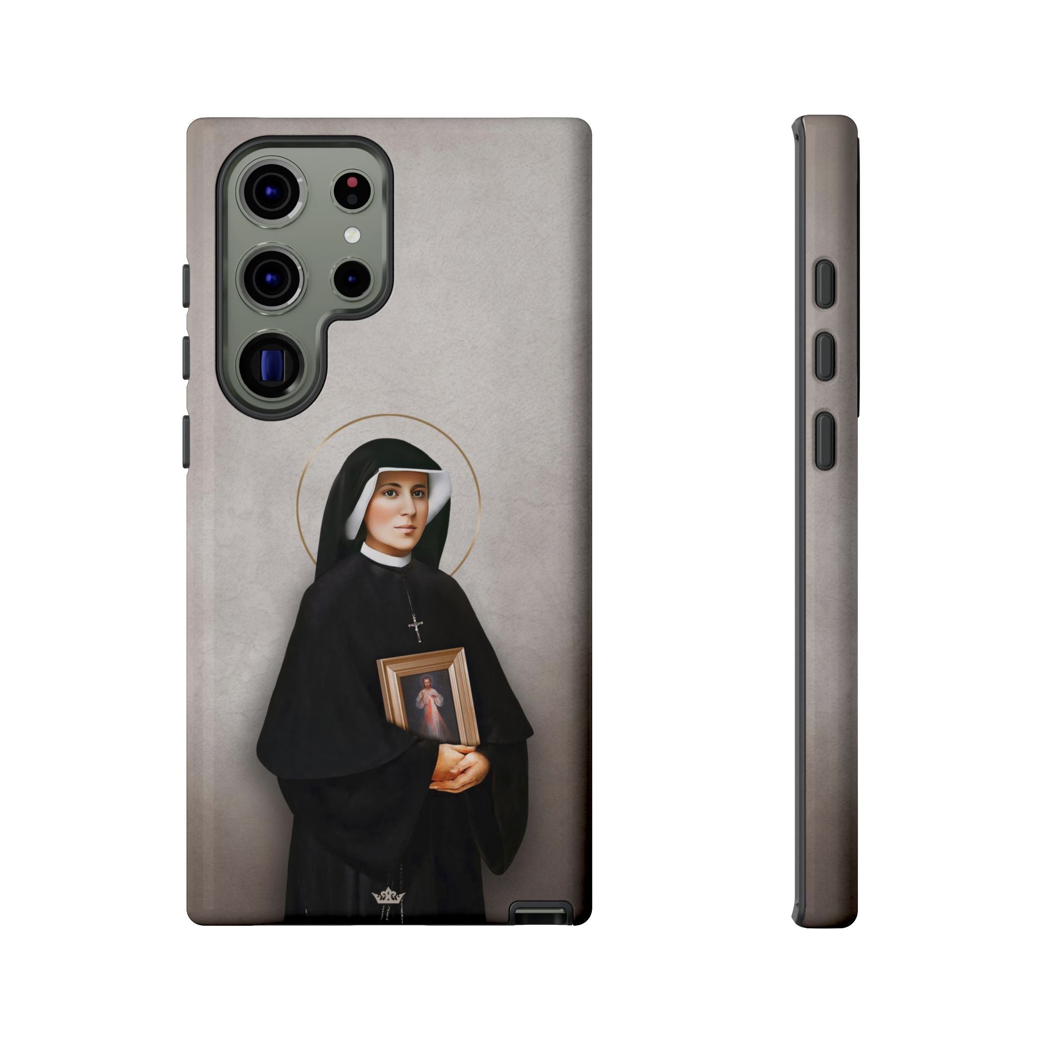 St. Faustina Hard Phone Case (Light)