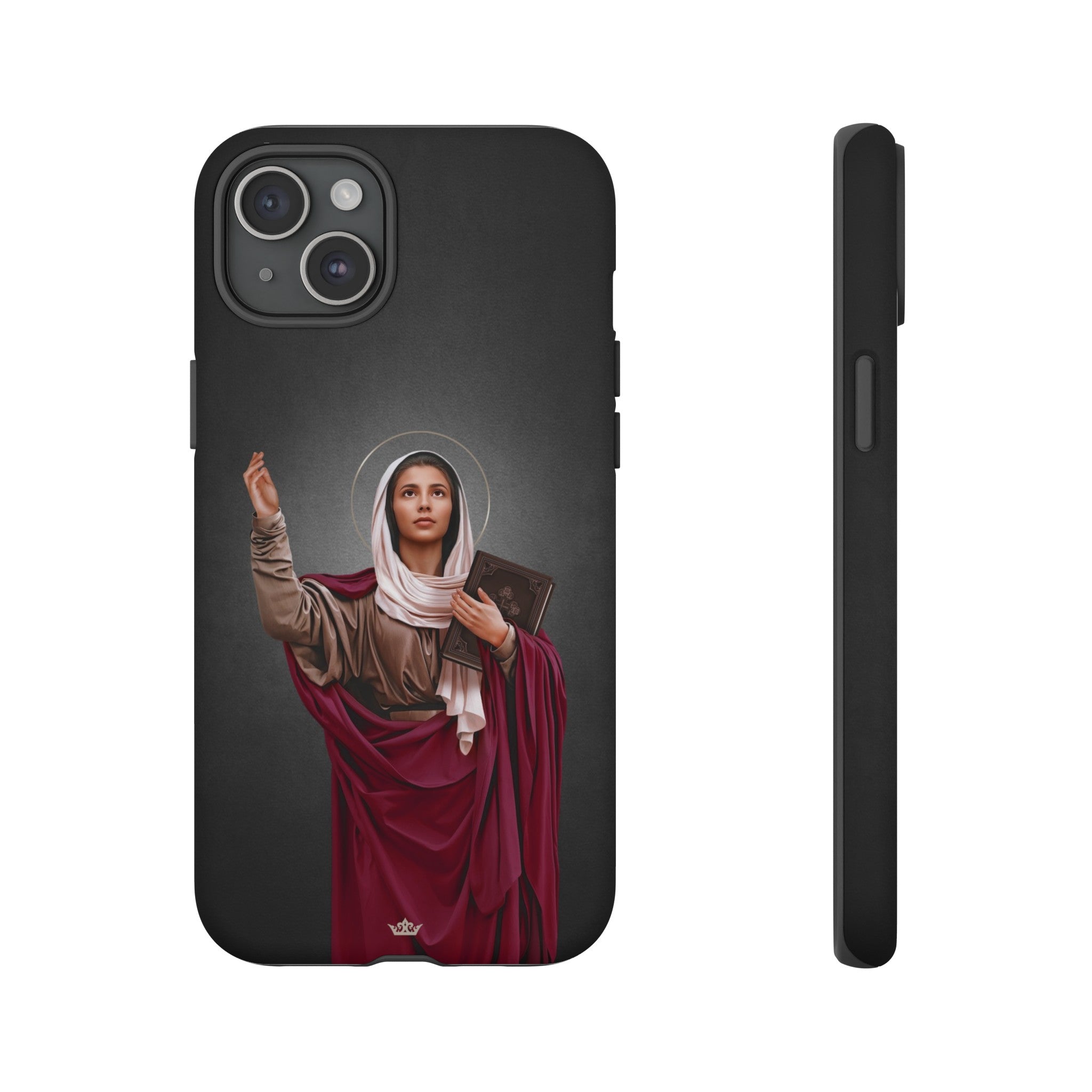 St. Monica Hard Phone Case (Dark)