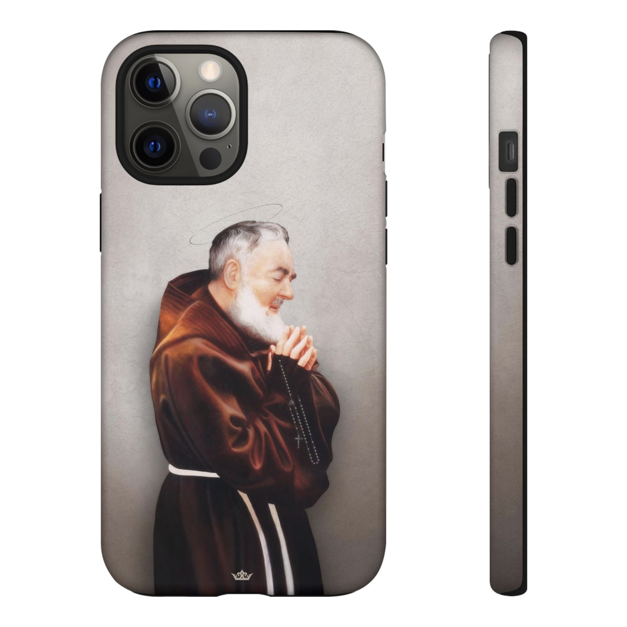 St. Padre Pio Hard Phone Case (Light)